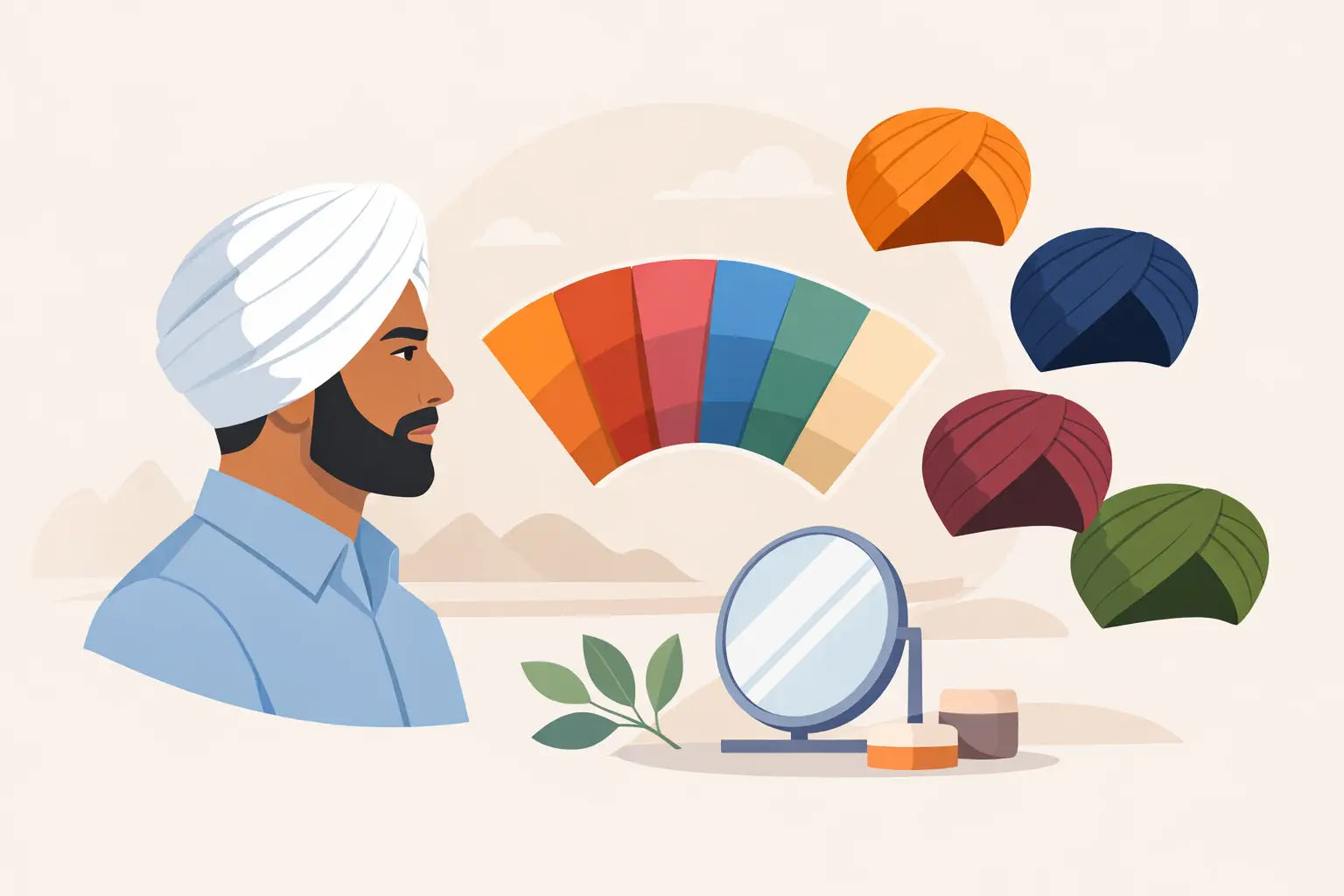 How to Choose Turban Colors That Flatter