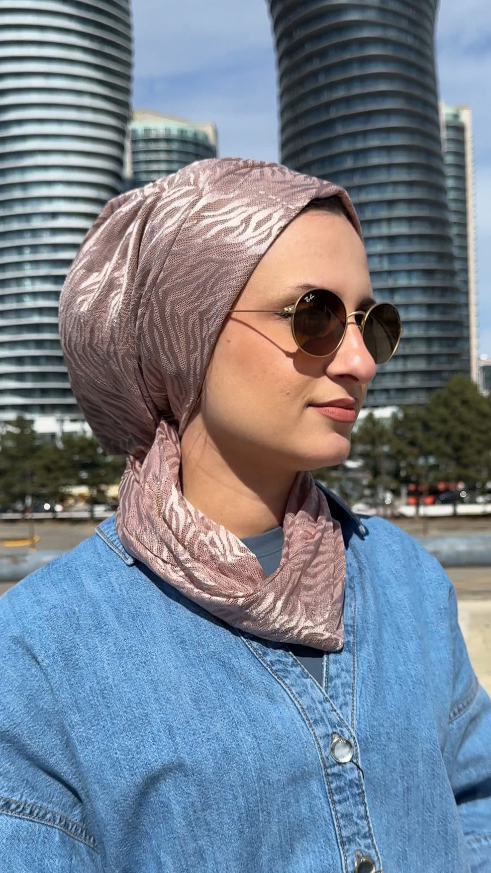 Beanie Tulle - Shiny Pink - Turban Couture