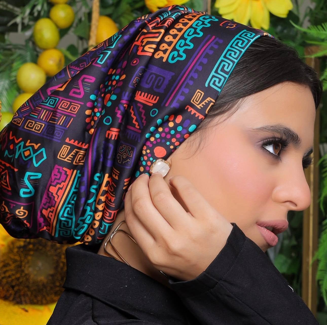 Beanie Satin - Africa - Turban Couture