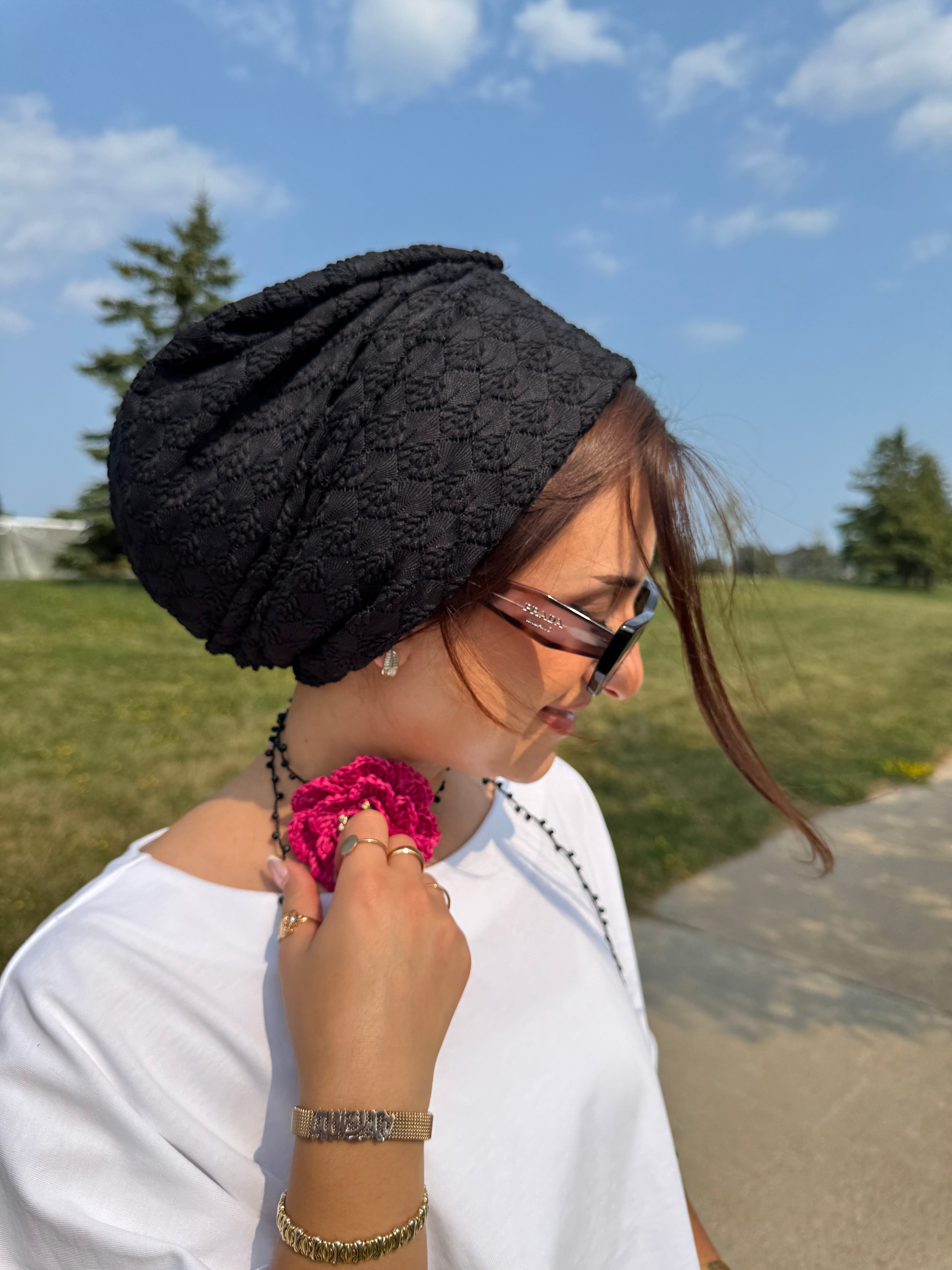 Beanie Sunbula - Black - Turban Couture