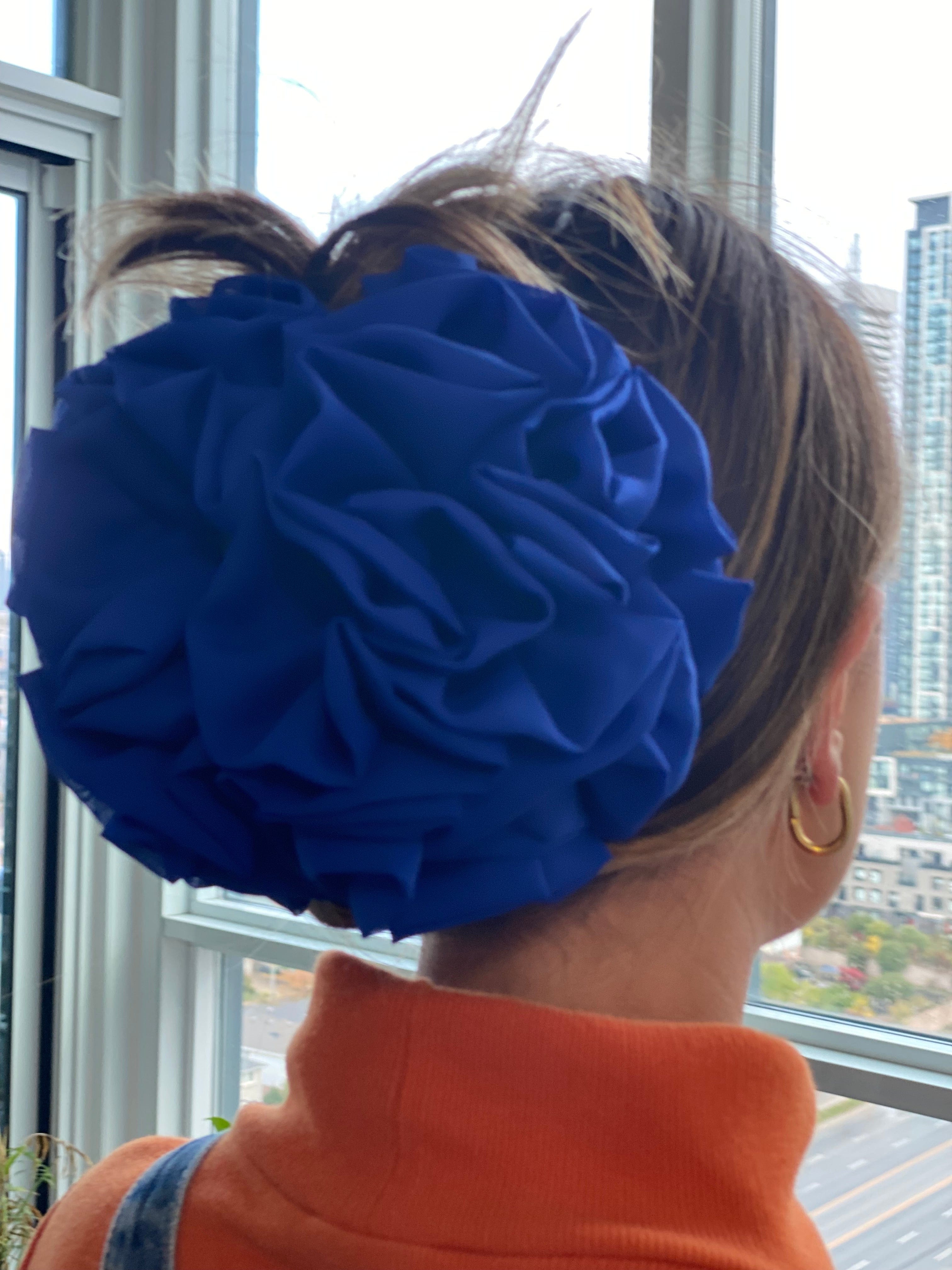 Volumizing Scrunchie Hair Clip - XL - Ocean