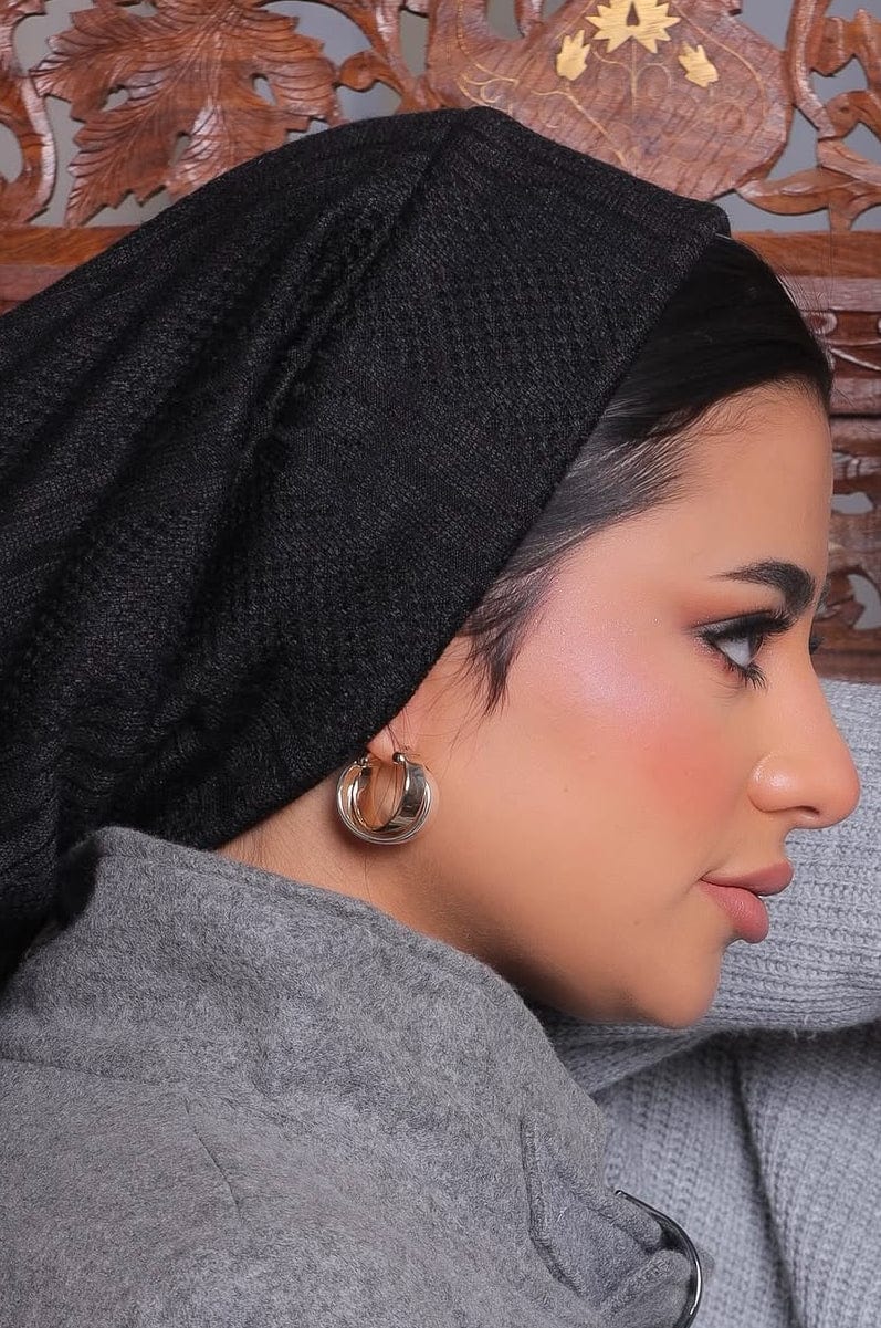 Beanie Knit - IIBlack - Turban Couture