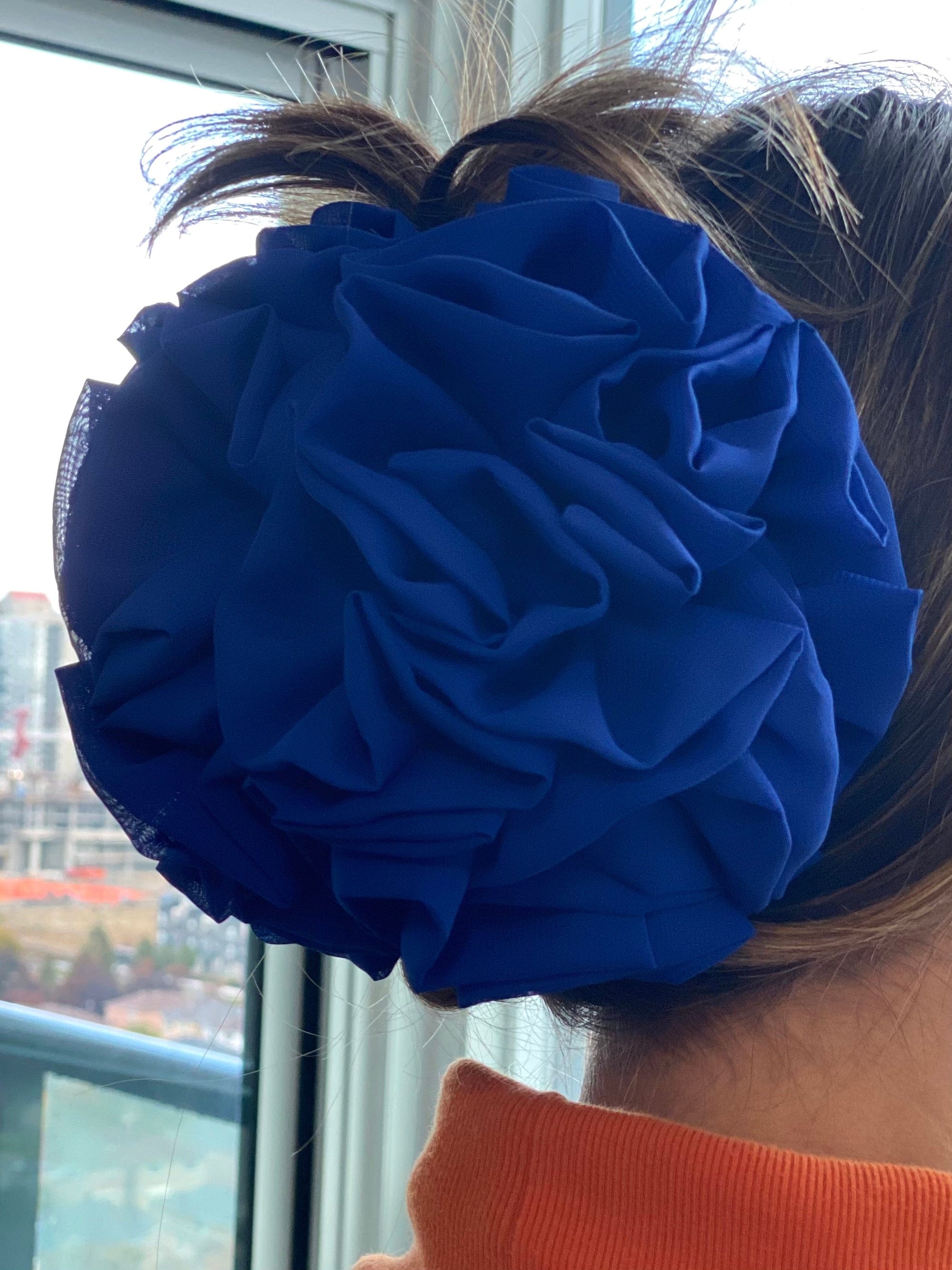 Volumizing Scrunchie Hair Clip - XL - Ocean