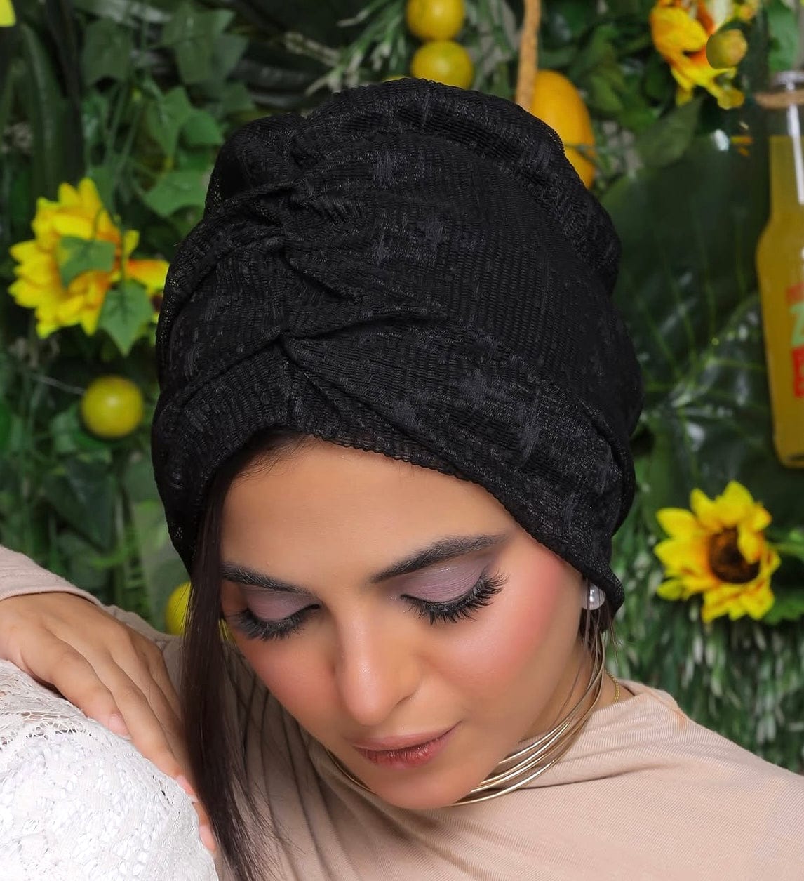 Beanie Tulle Drapes - Black