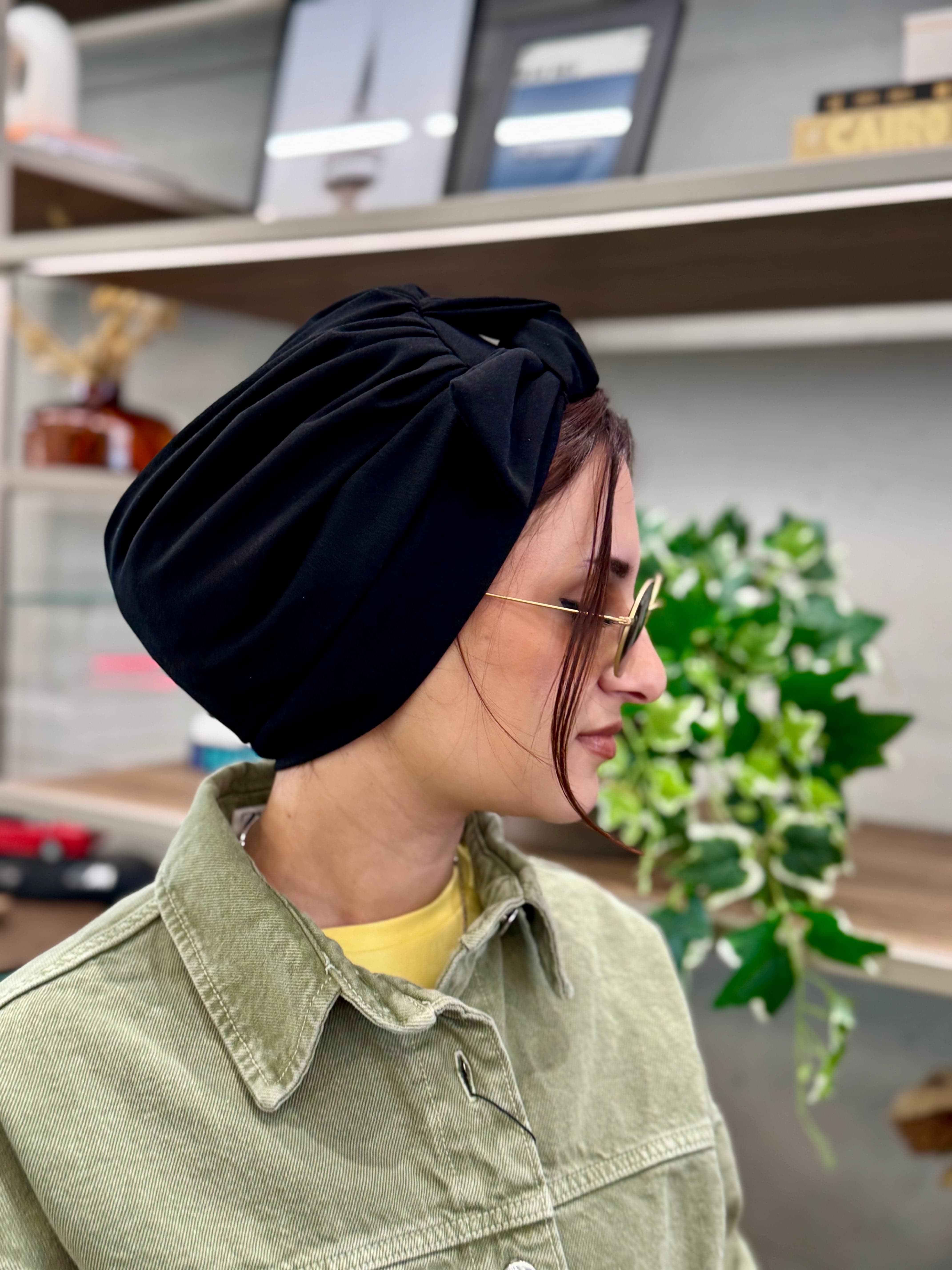 Turban Bow - Black