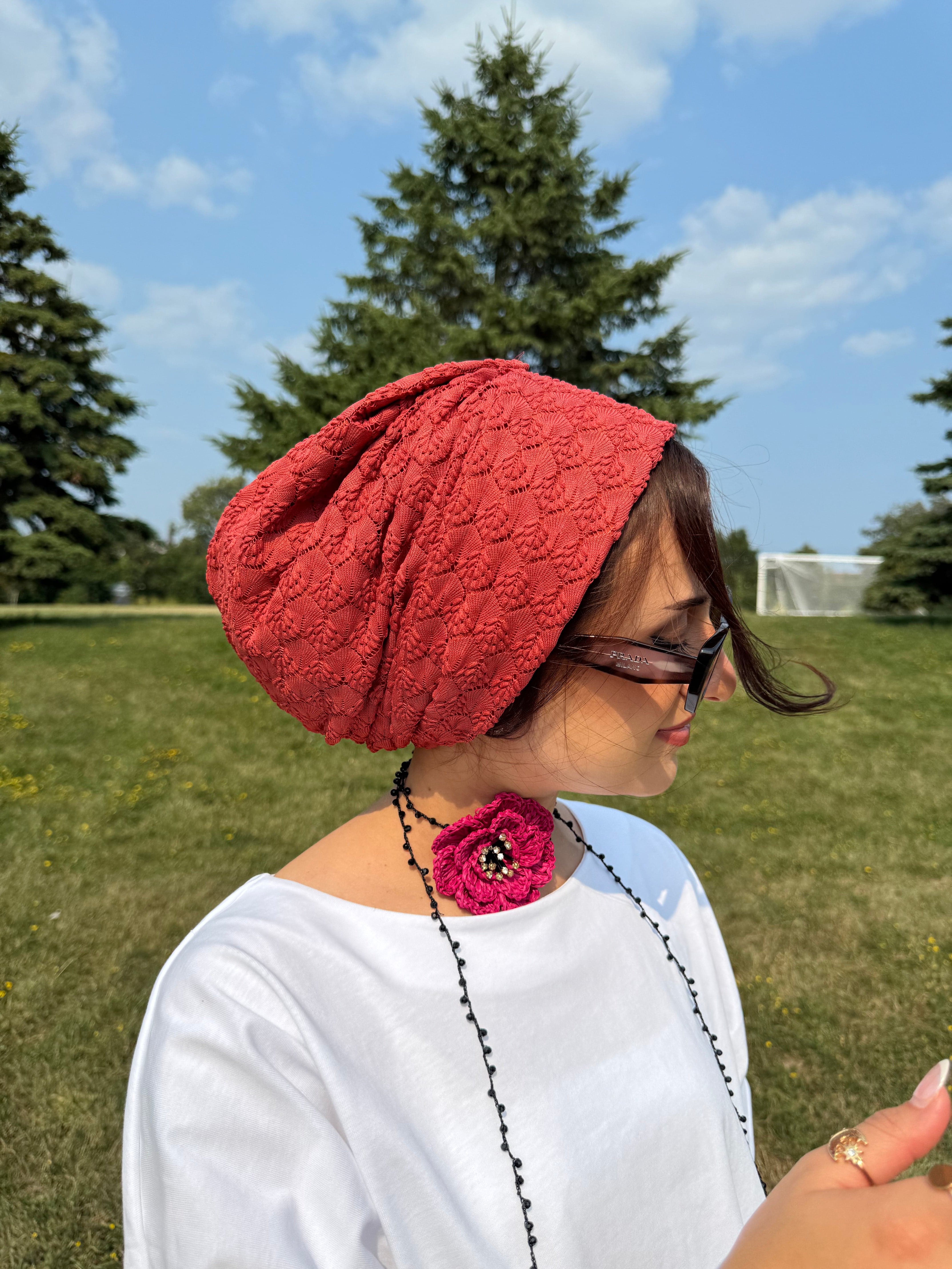 Beanie Sunbula - Brick - Turban Couture