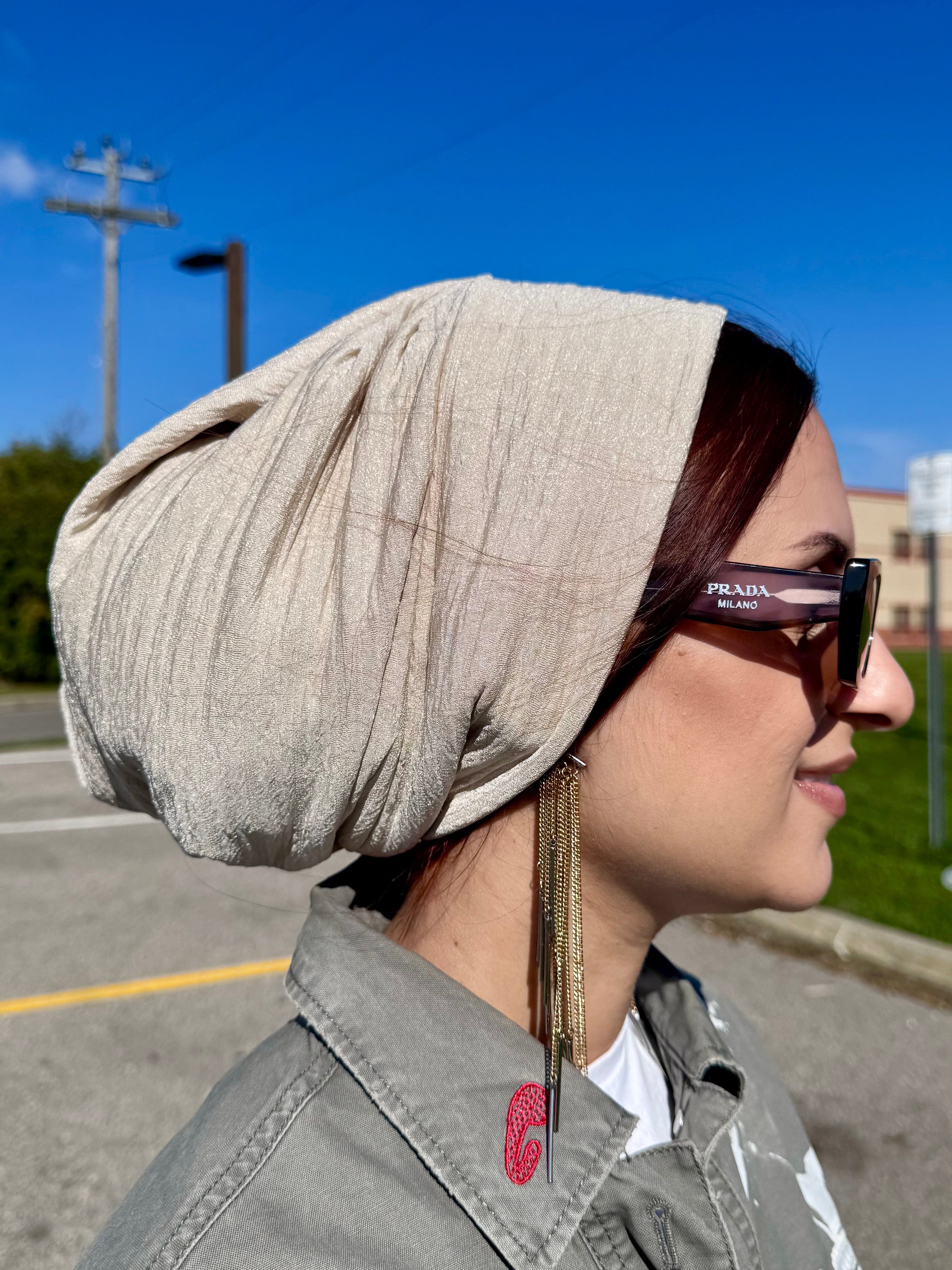 Beanie Rippled - Cream