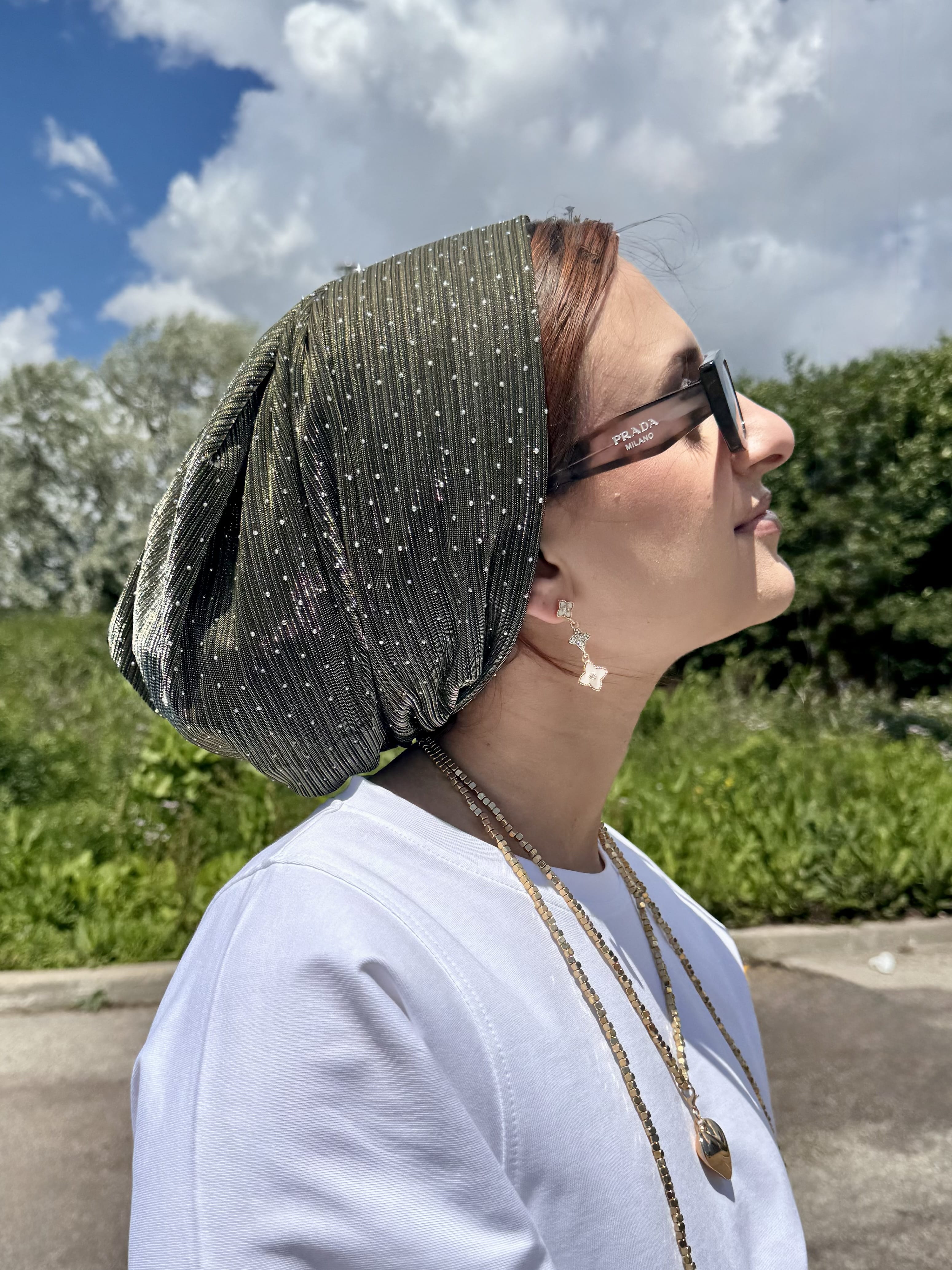 Beanie Shimmer - Olives