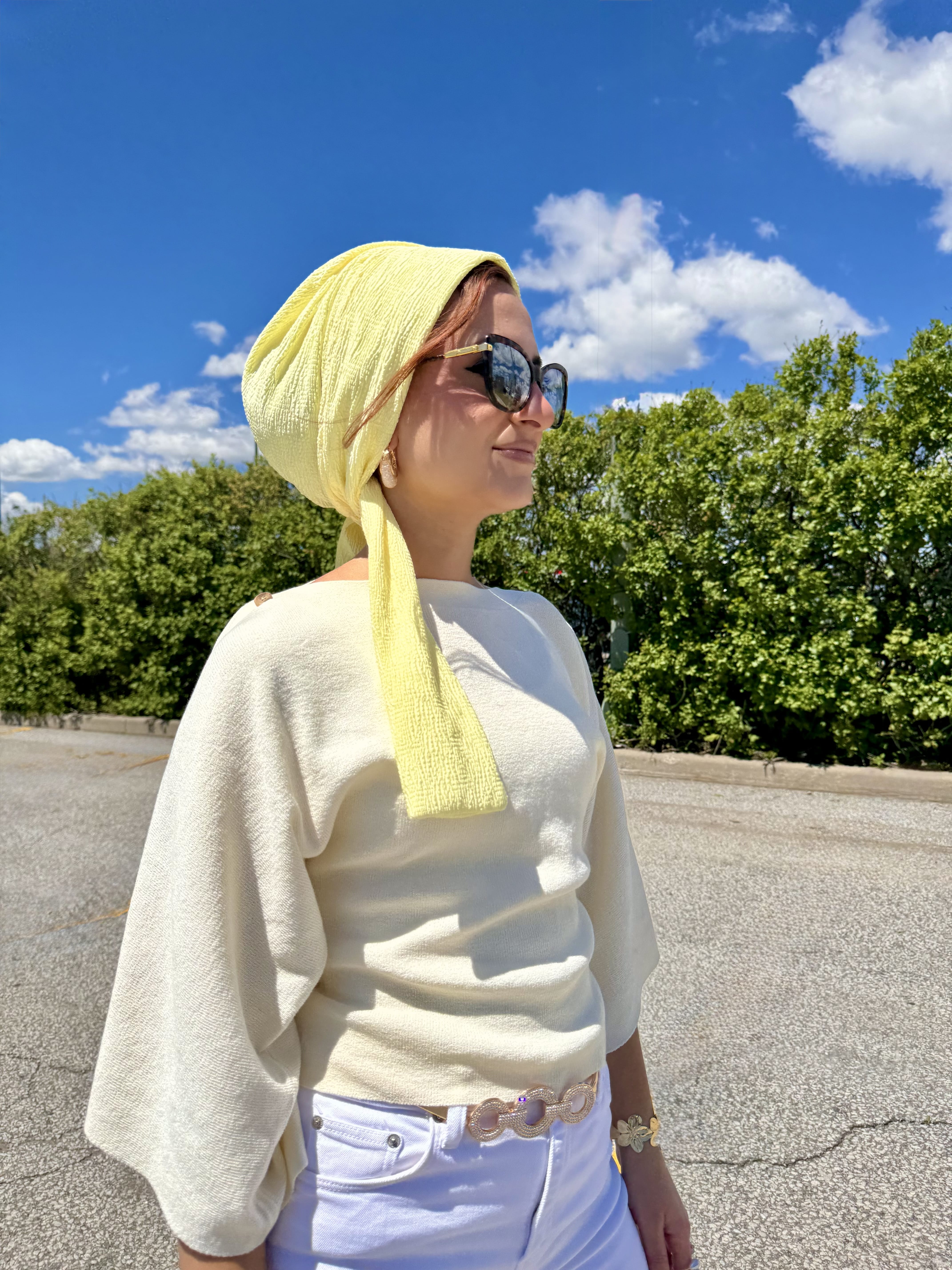 Beanie Wrap - Soft Sunlight