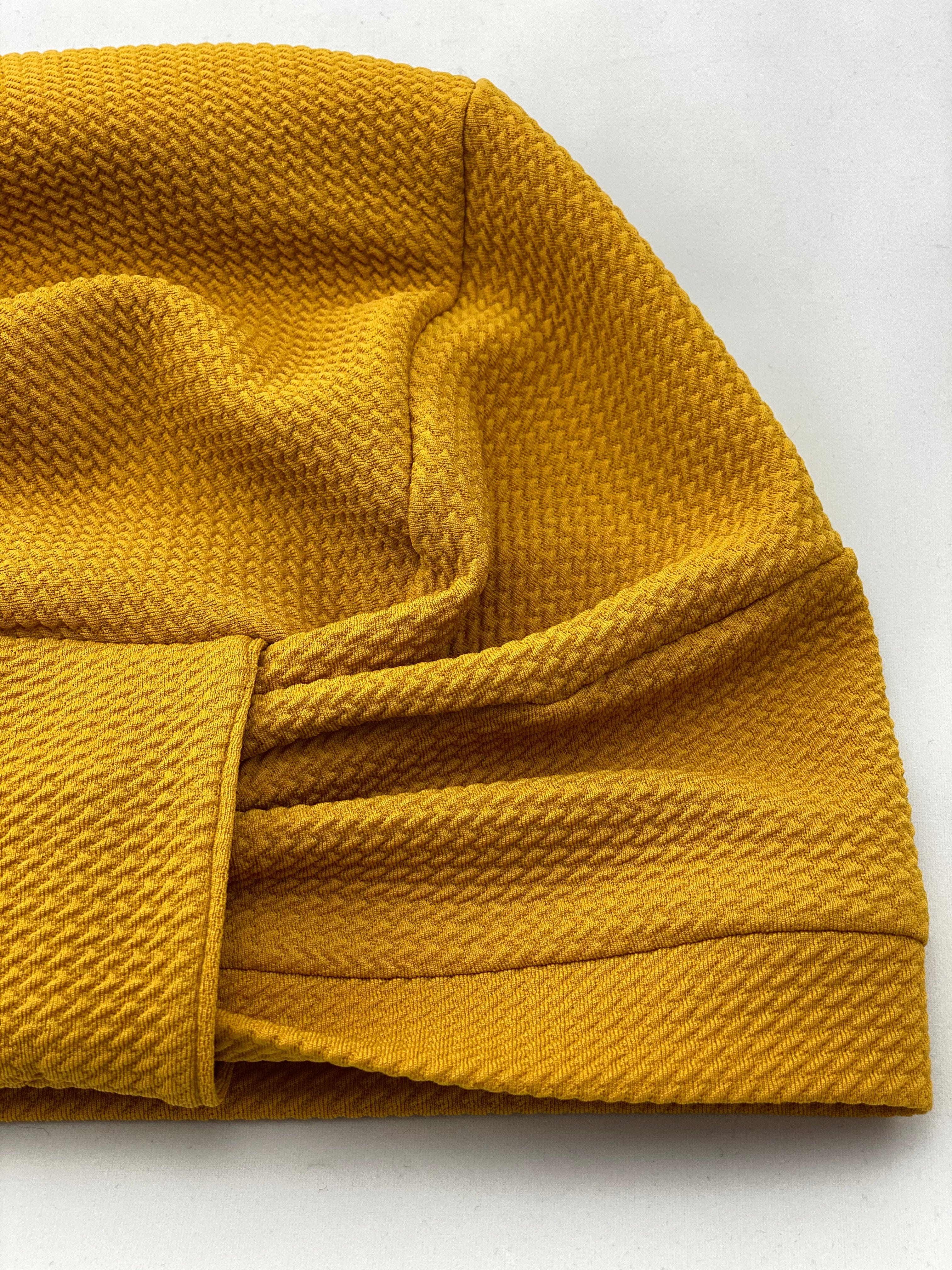 Turban Basic Rippled - Yellow