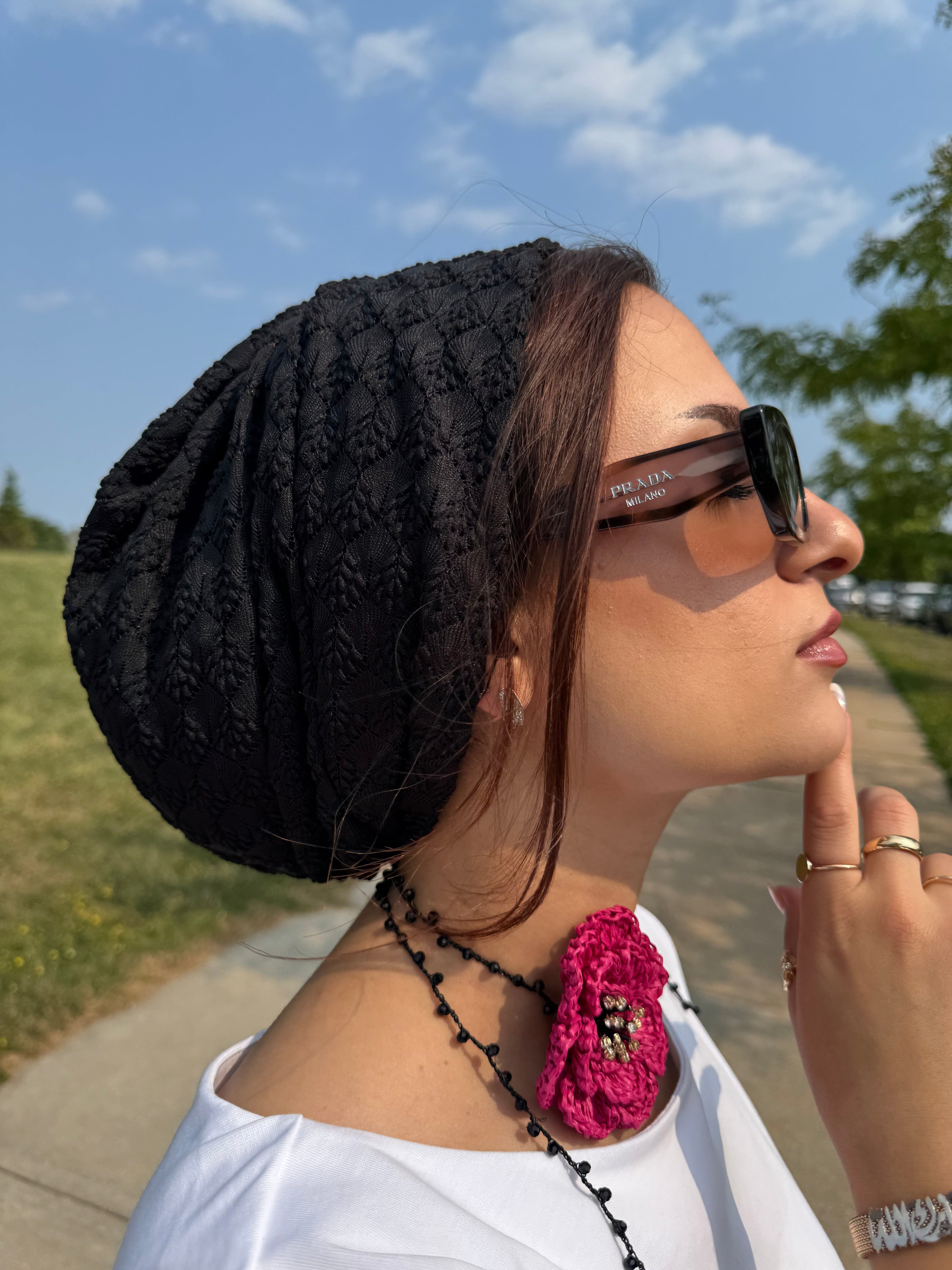 Beanie Sunbula - Black - Turban Couture