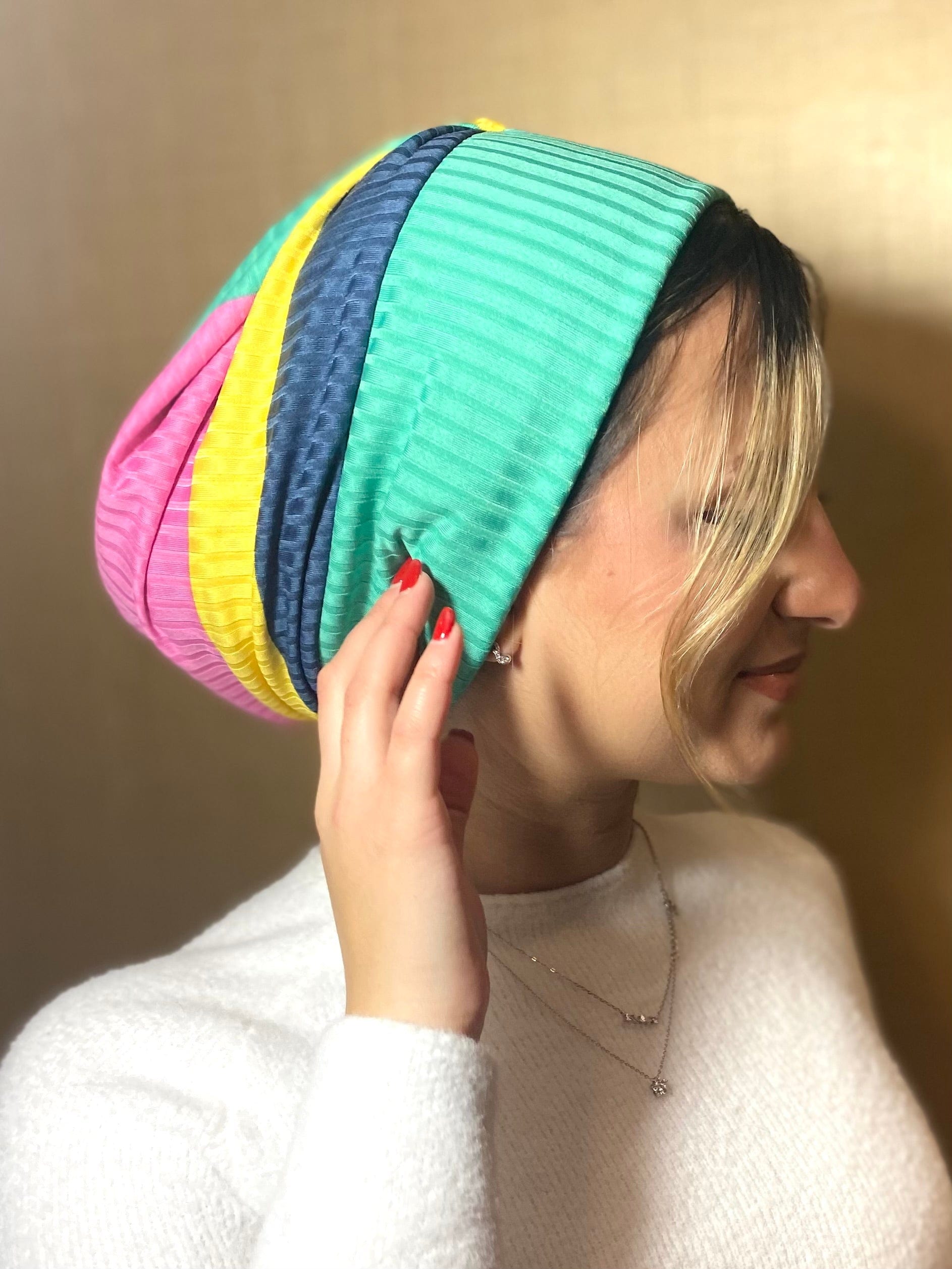 Beanie Ribbed Jersey - Colourful