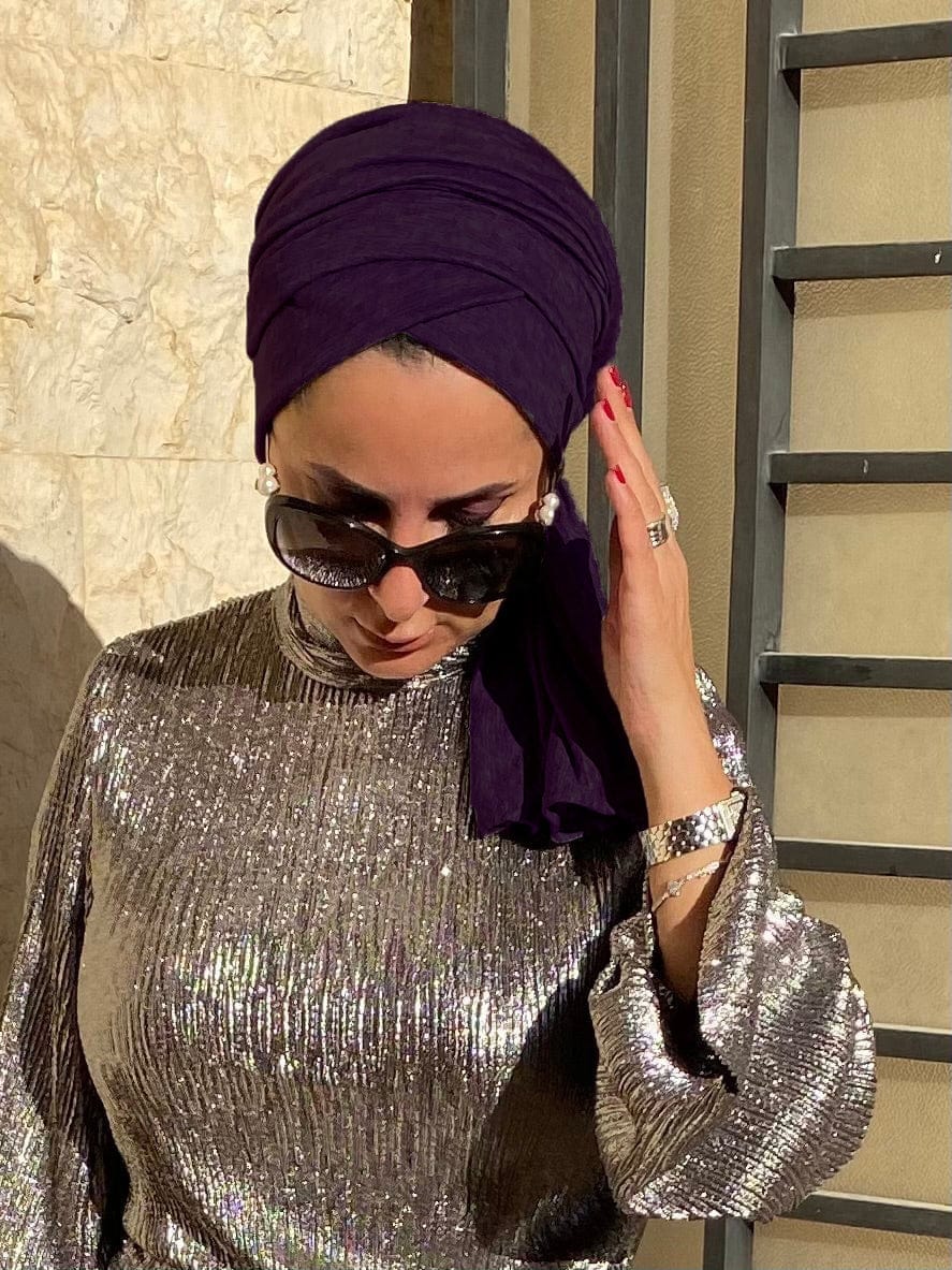 Wrap - Lilac - Turban Couture