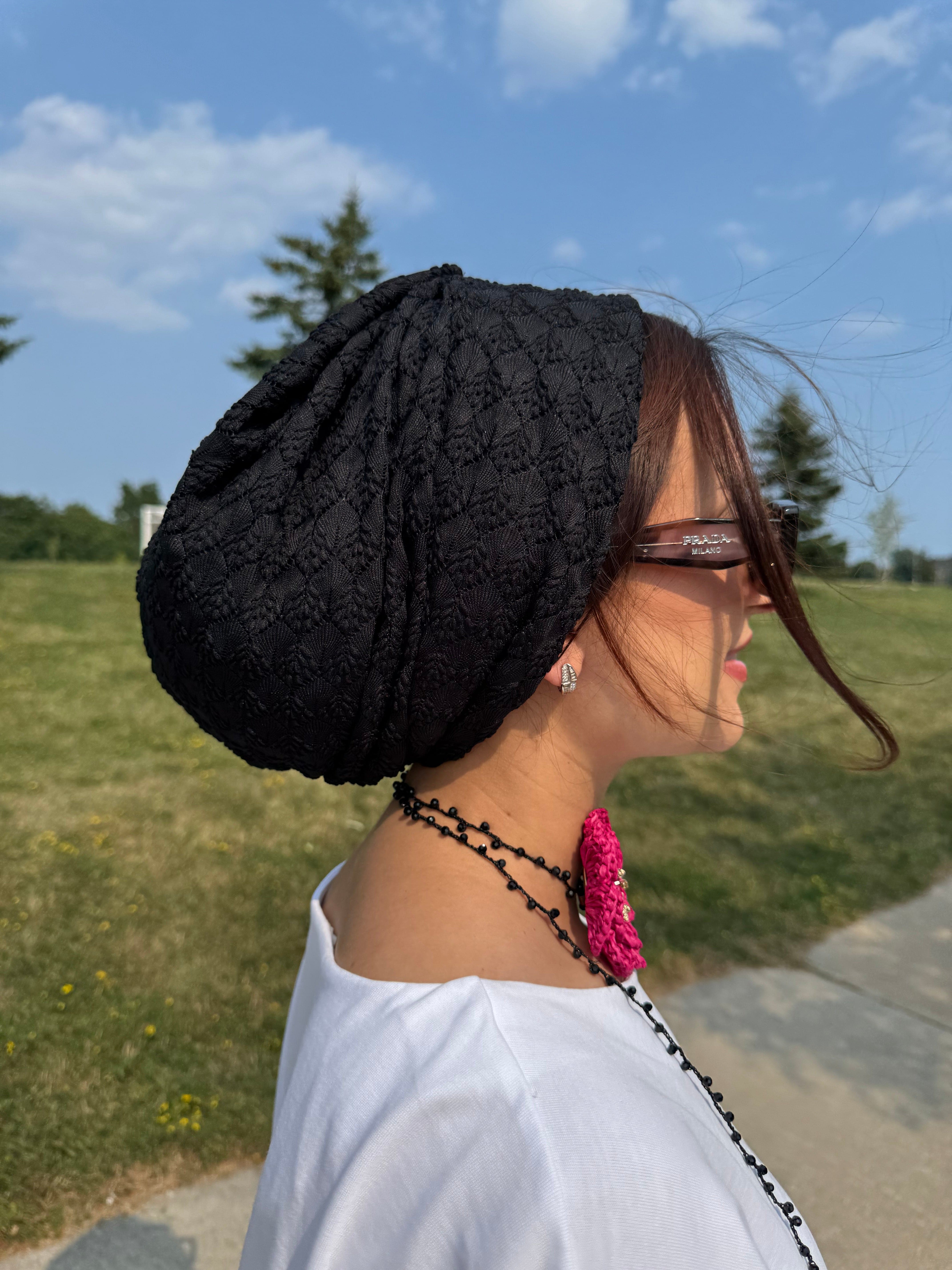 Beanie Sunbula - Black - Turban Couture