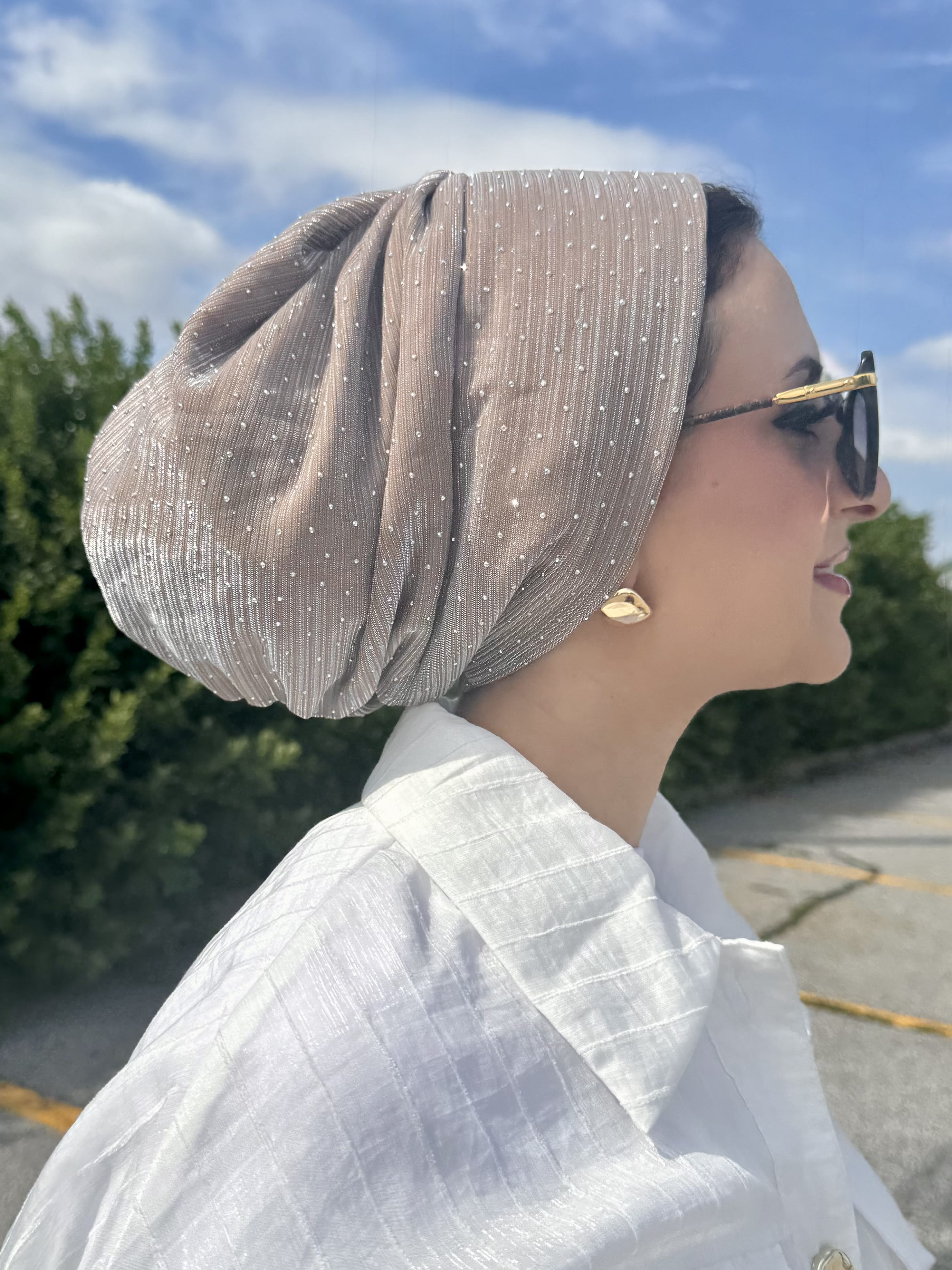 Beanie Shimmer - Khaki