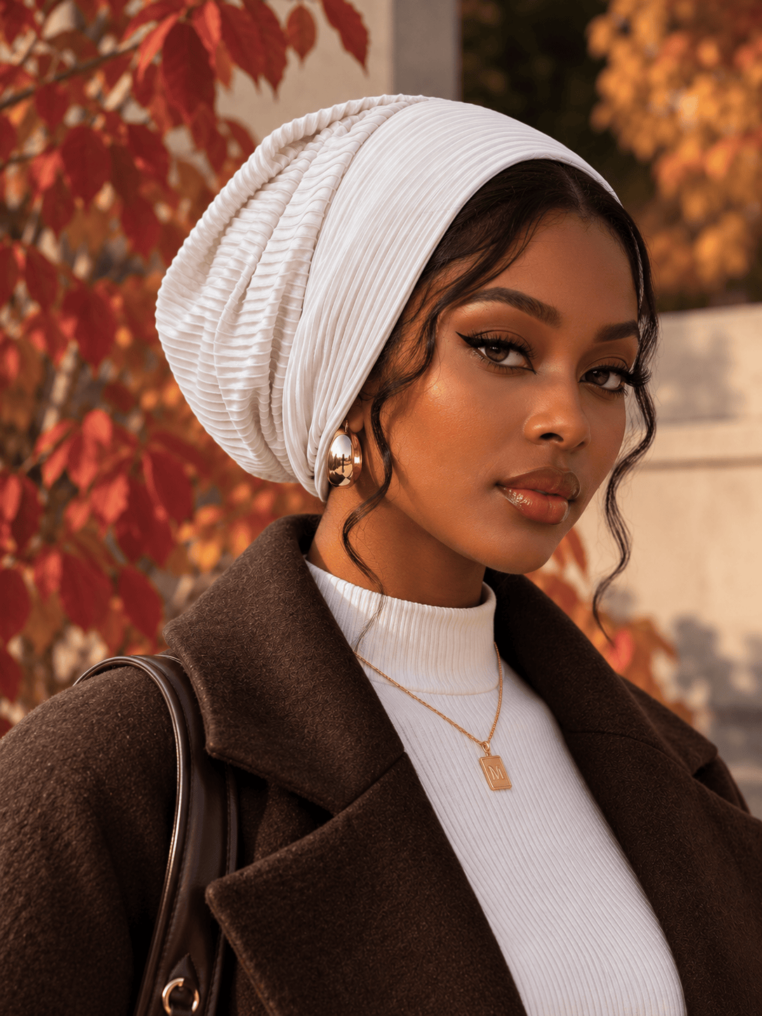Beanie pleated - Buttercream