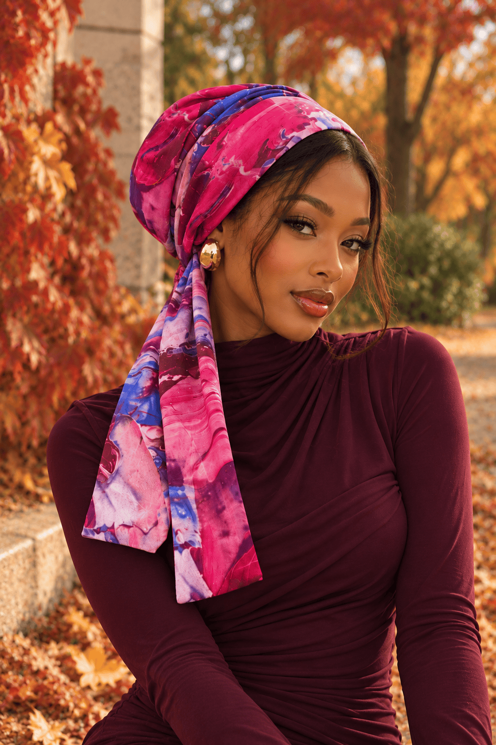 Beanie Wrap Tulle - Colourful