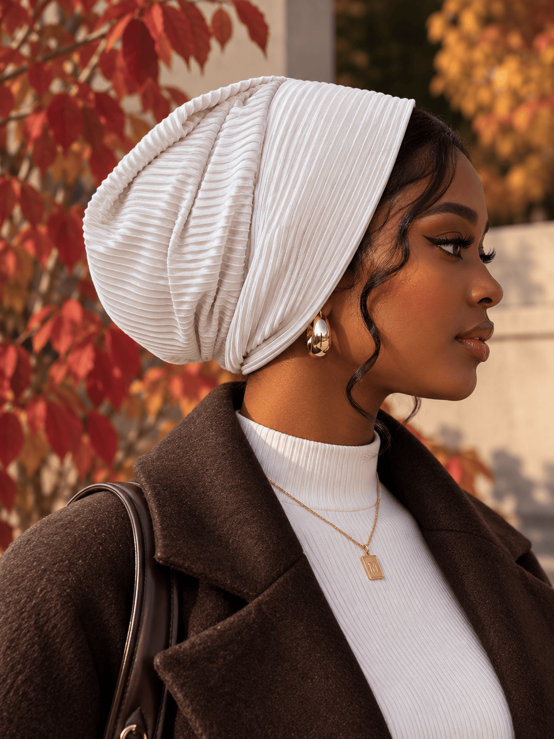 Beanie pleated - Buttercream