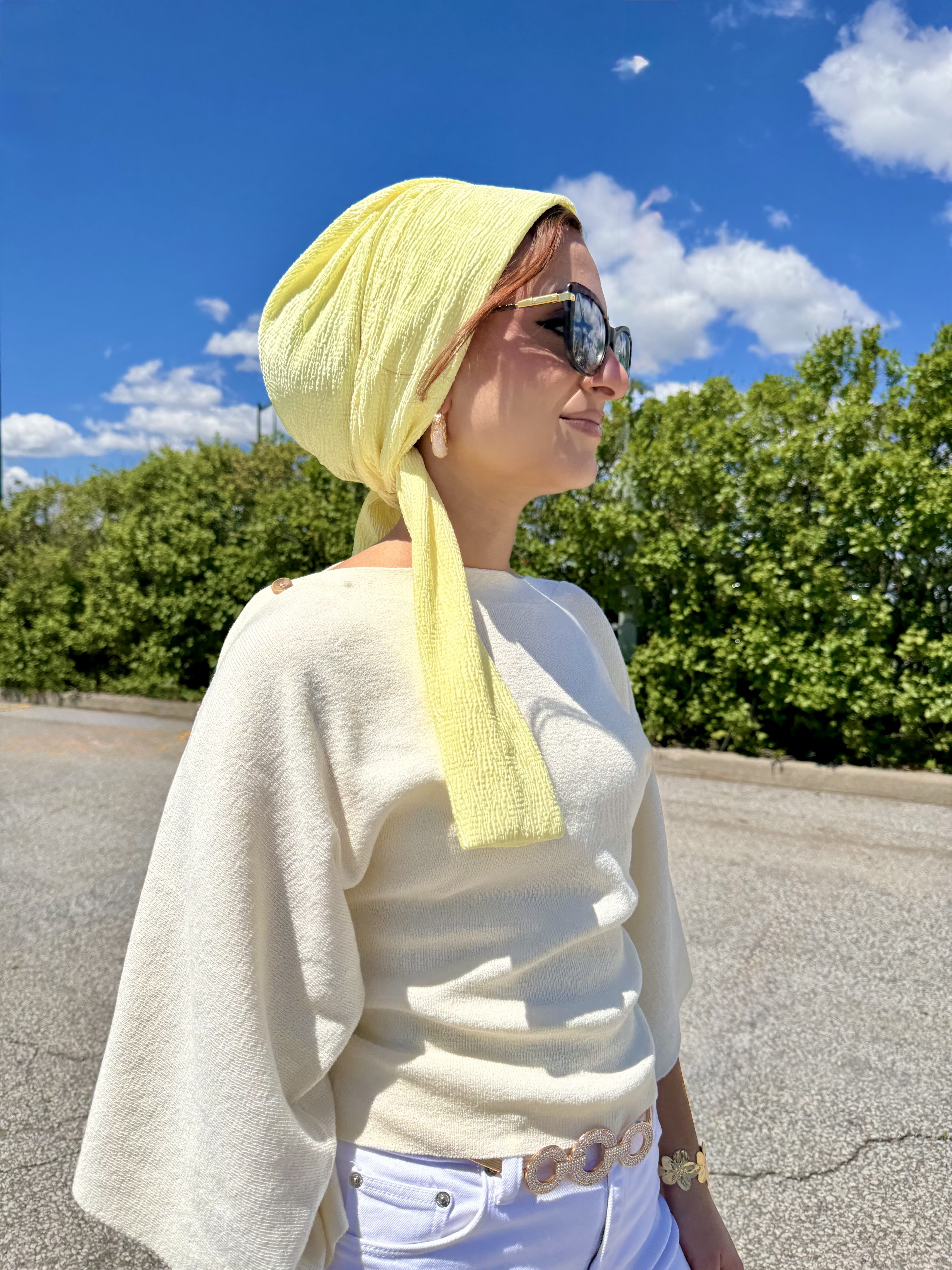 Beanie Wrap - Soft Sunlight