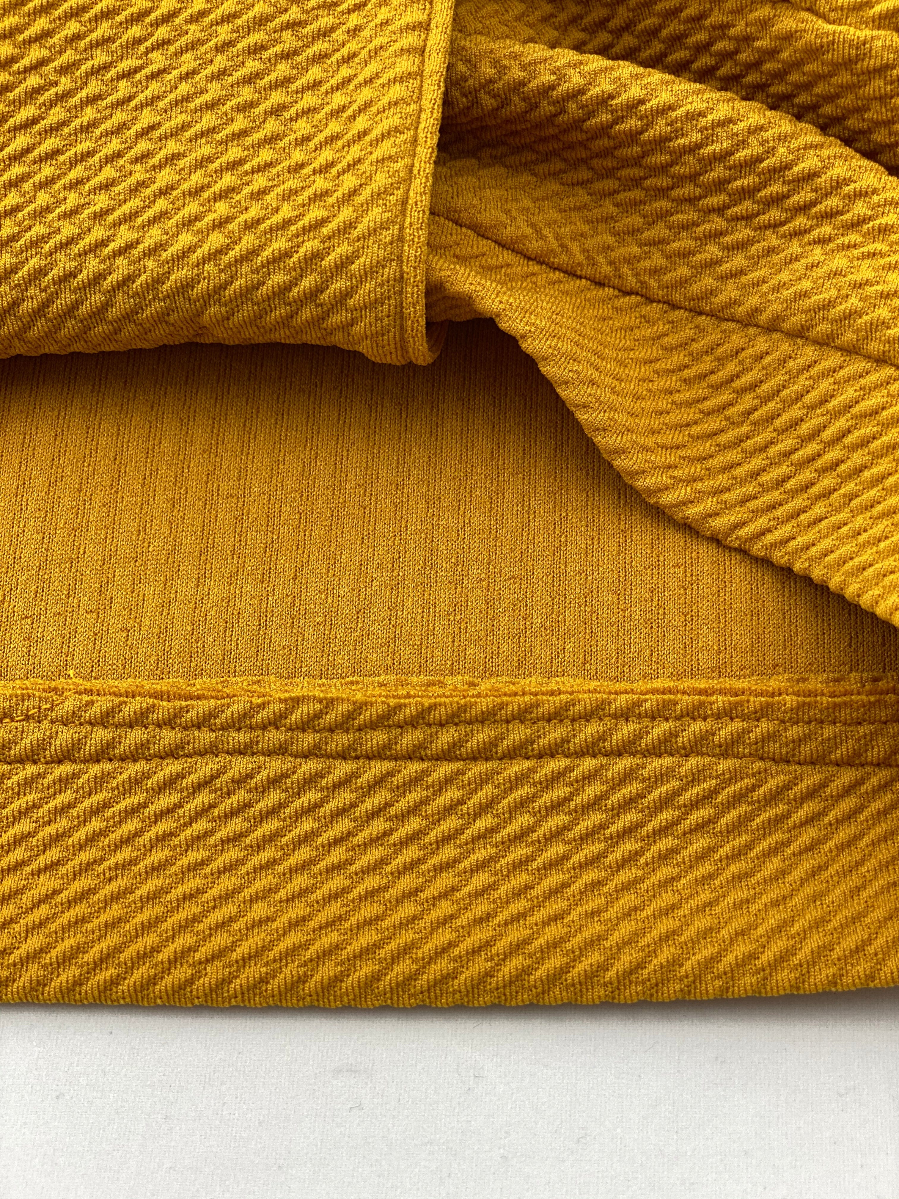 Turban Basic Rippled - Yellow