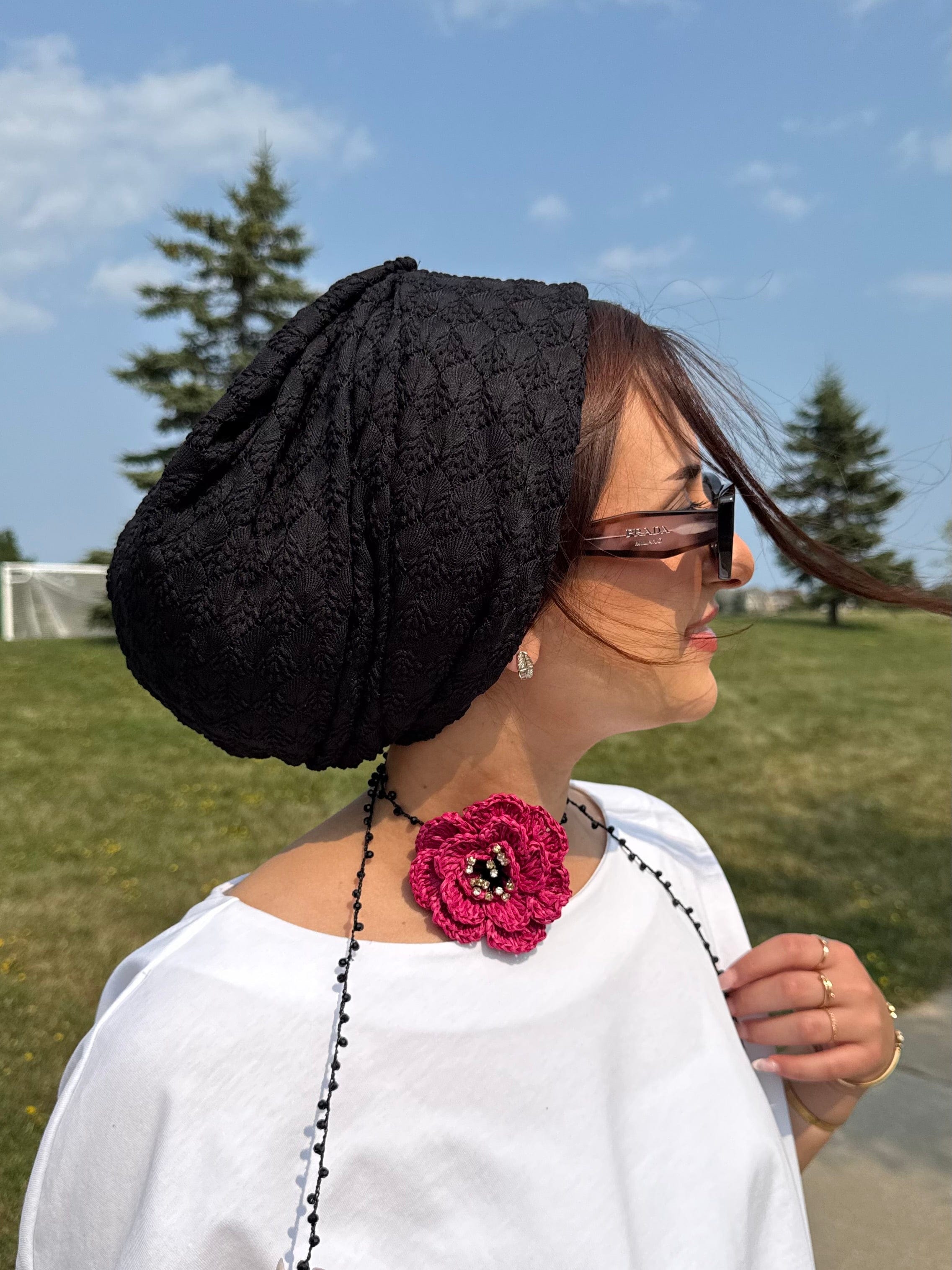 Beanie Sunbula - Black - Turban Couture