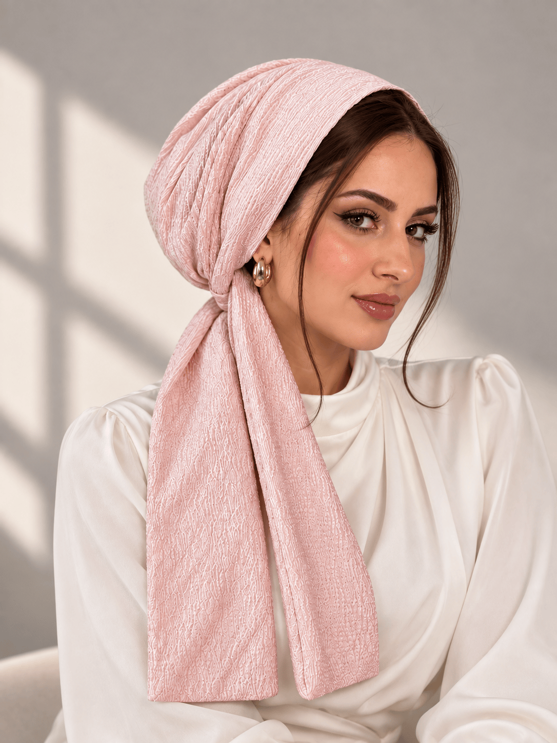 Beanie Wrap - Peach