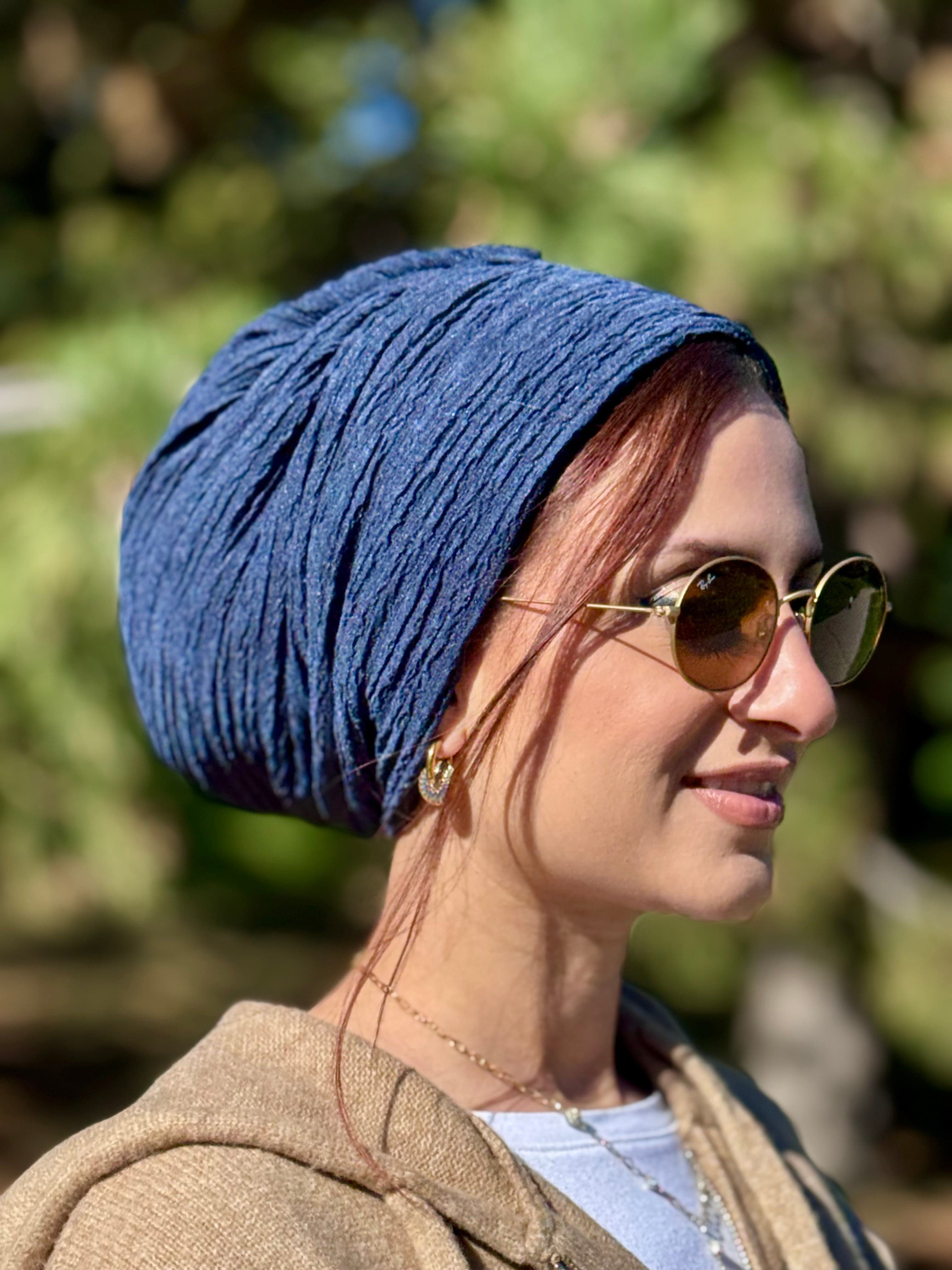 Beanie Rippled - Navy