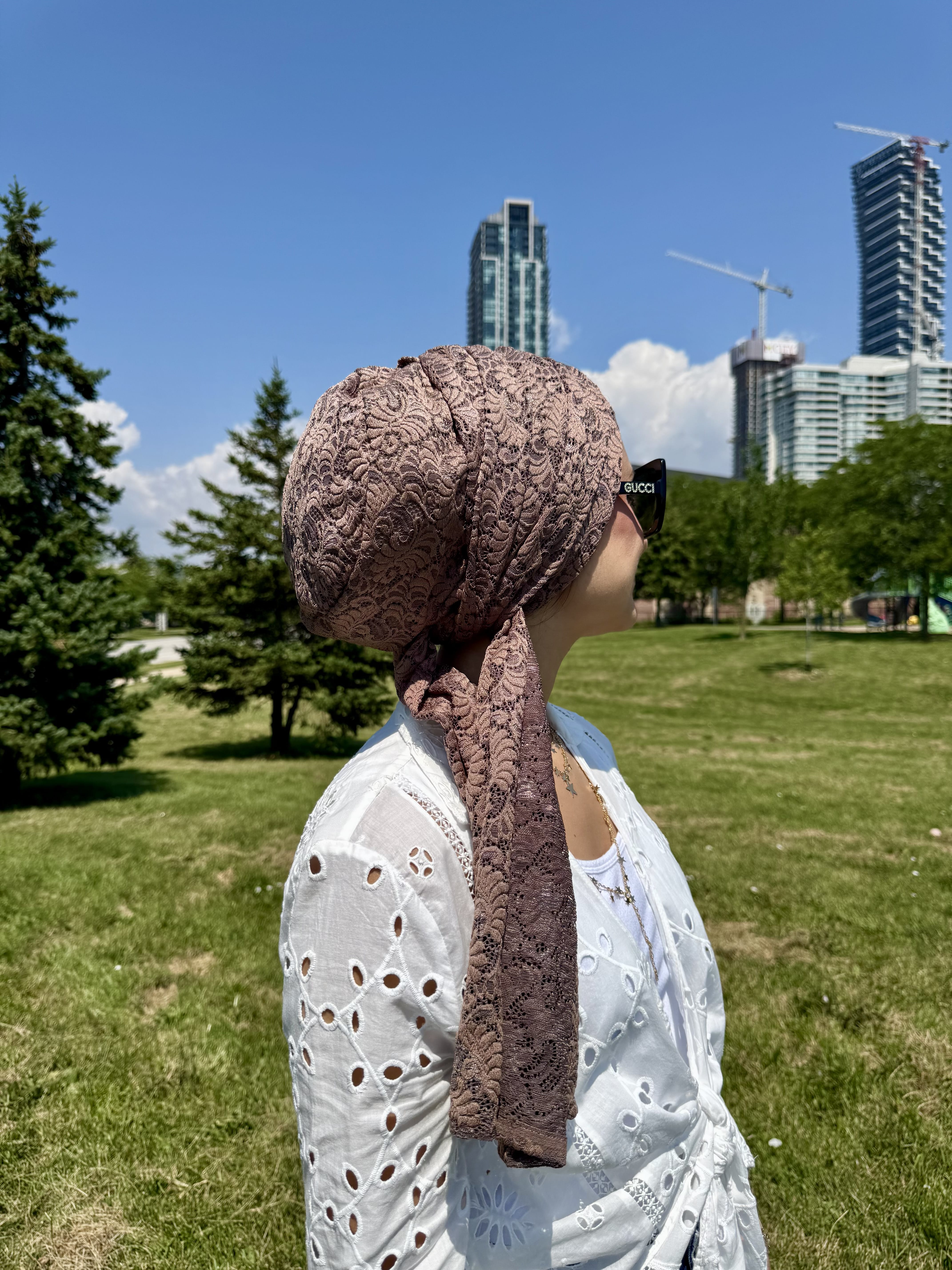 Beanie Wrap Lace - New Chocolate