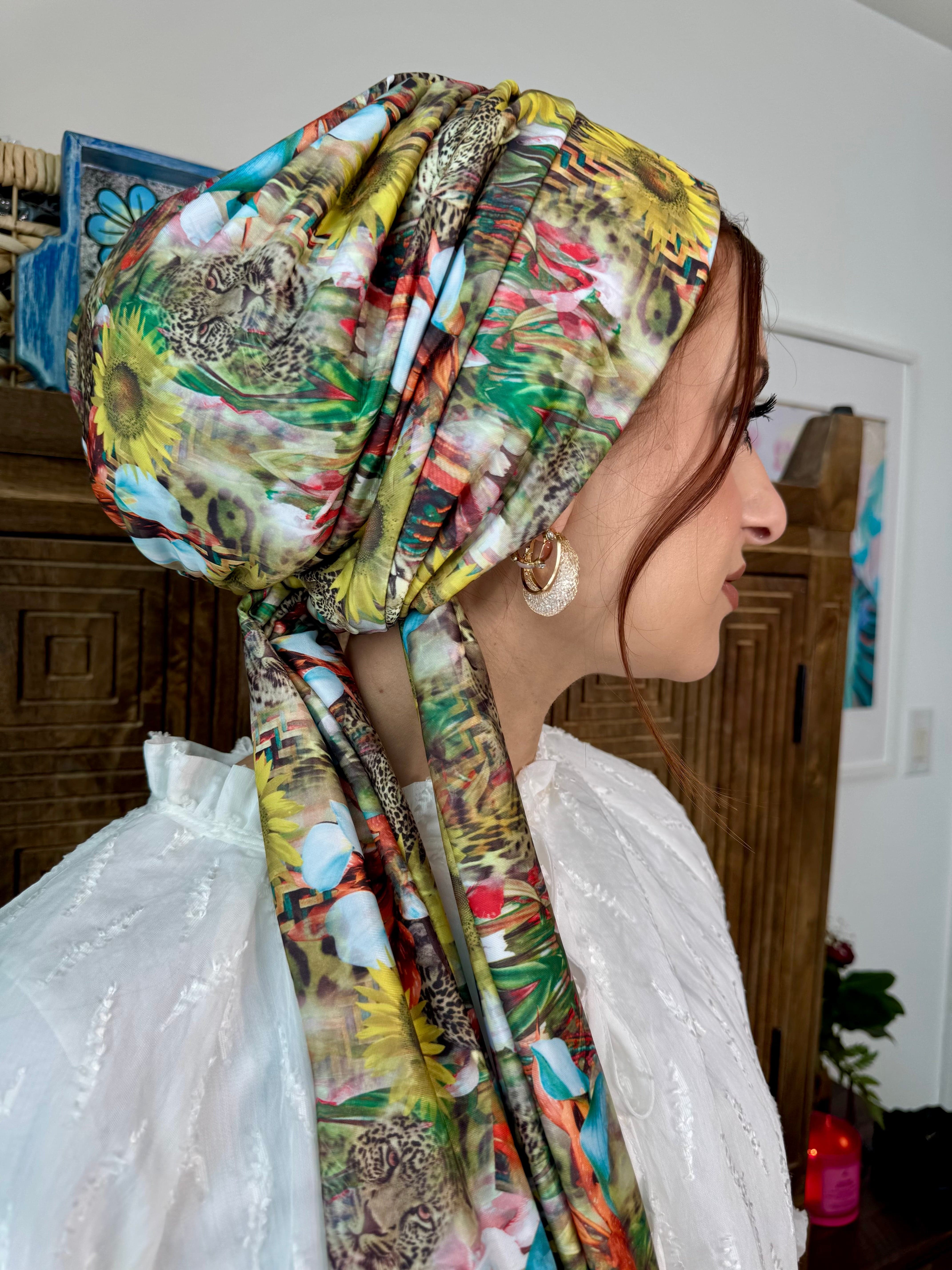 Beanie Wrap Light Jersey - Sunflower