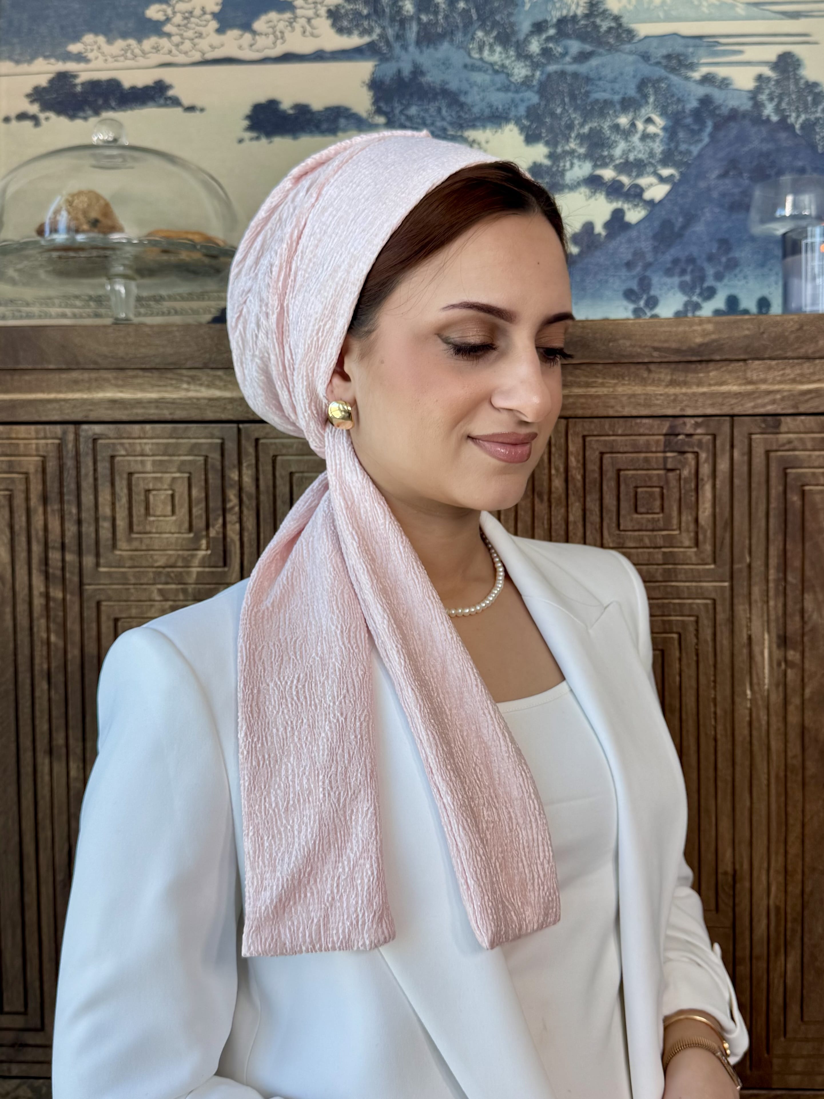 Beanie Wrap - Peach