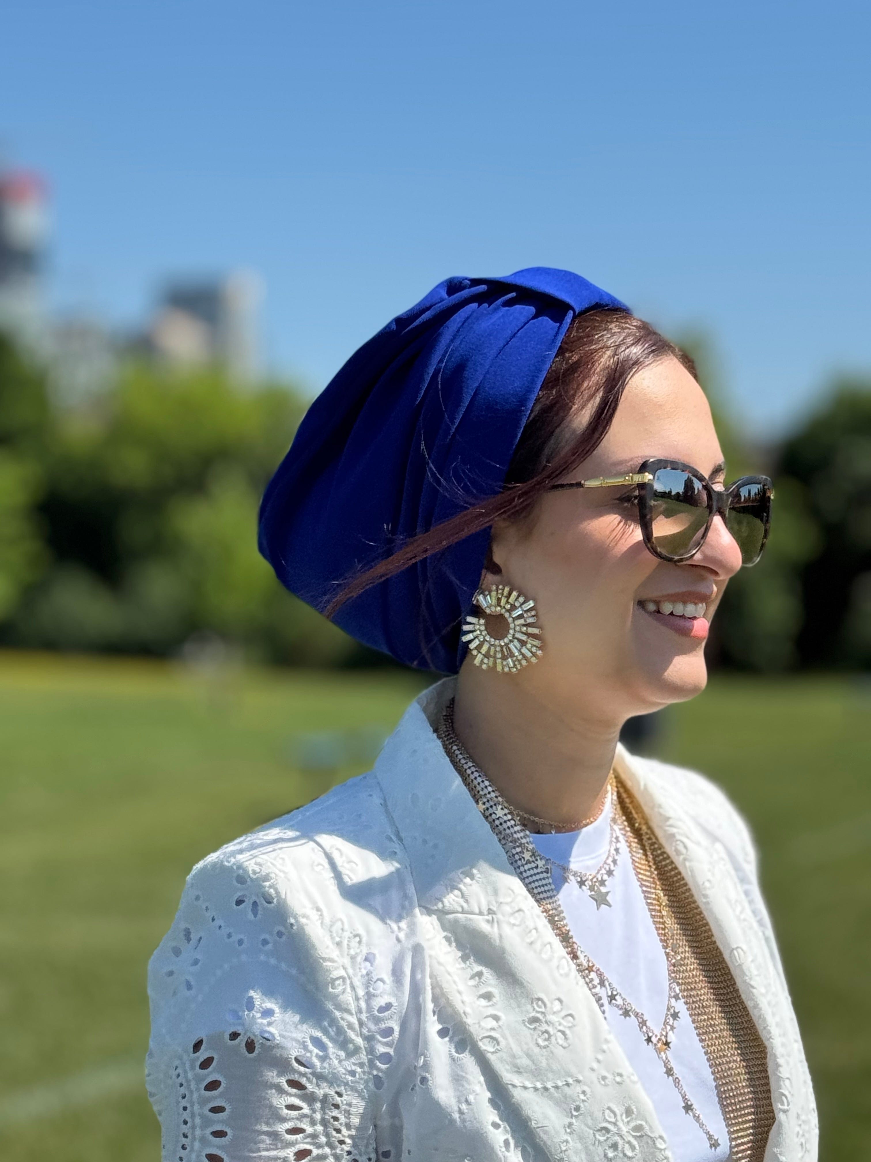 Turban Basic - Blue Ocean - Turban Couture