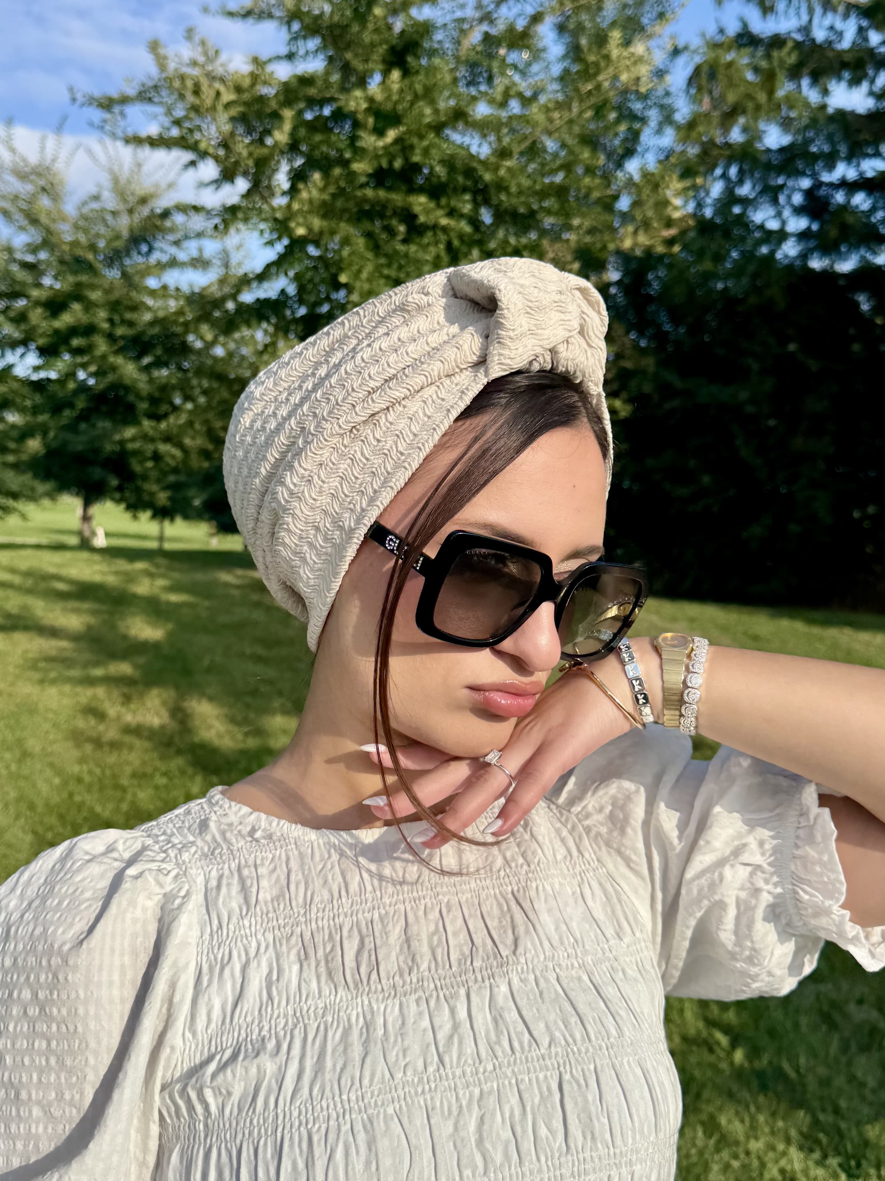 Beanie knot - Almond