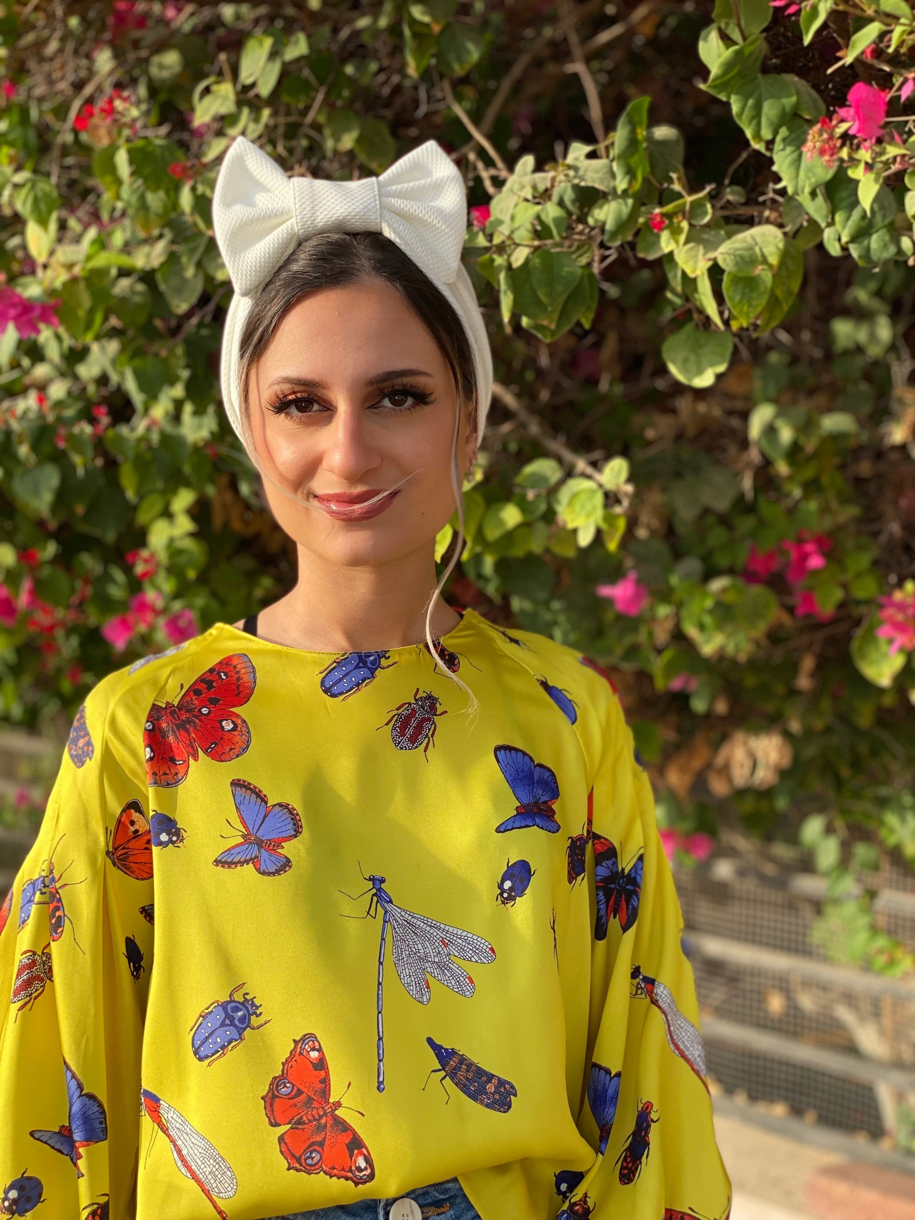 Turban Bow - White - Turban Couture