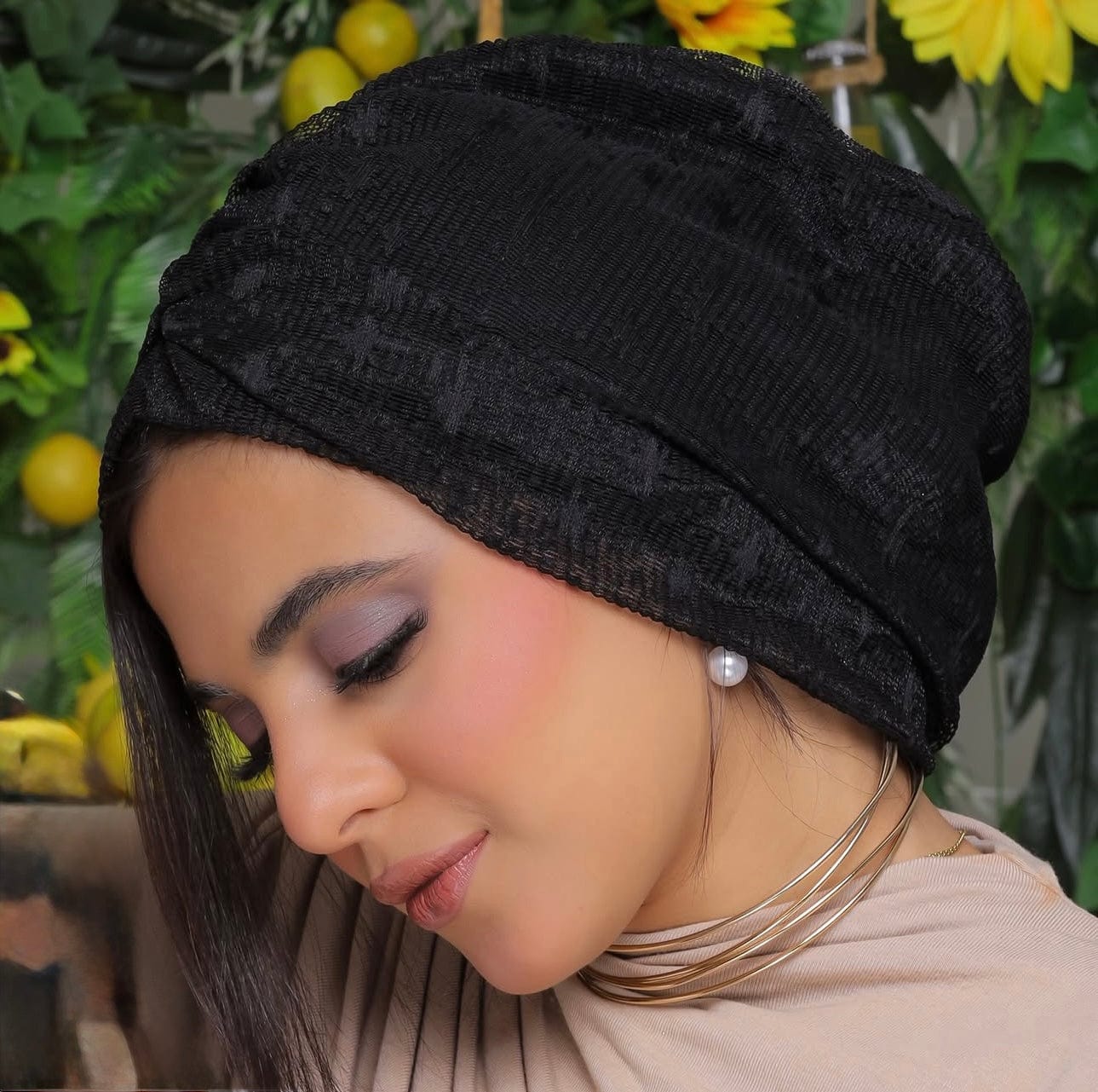 Beanie Tulle Drapes - Black