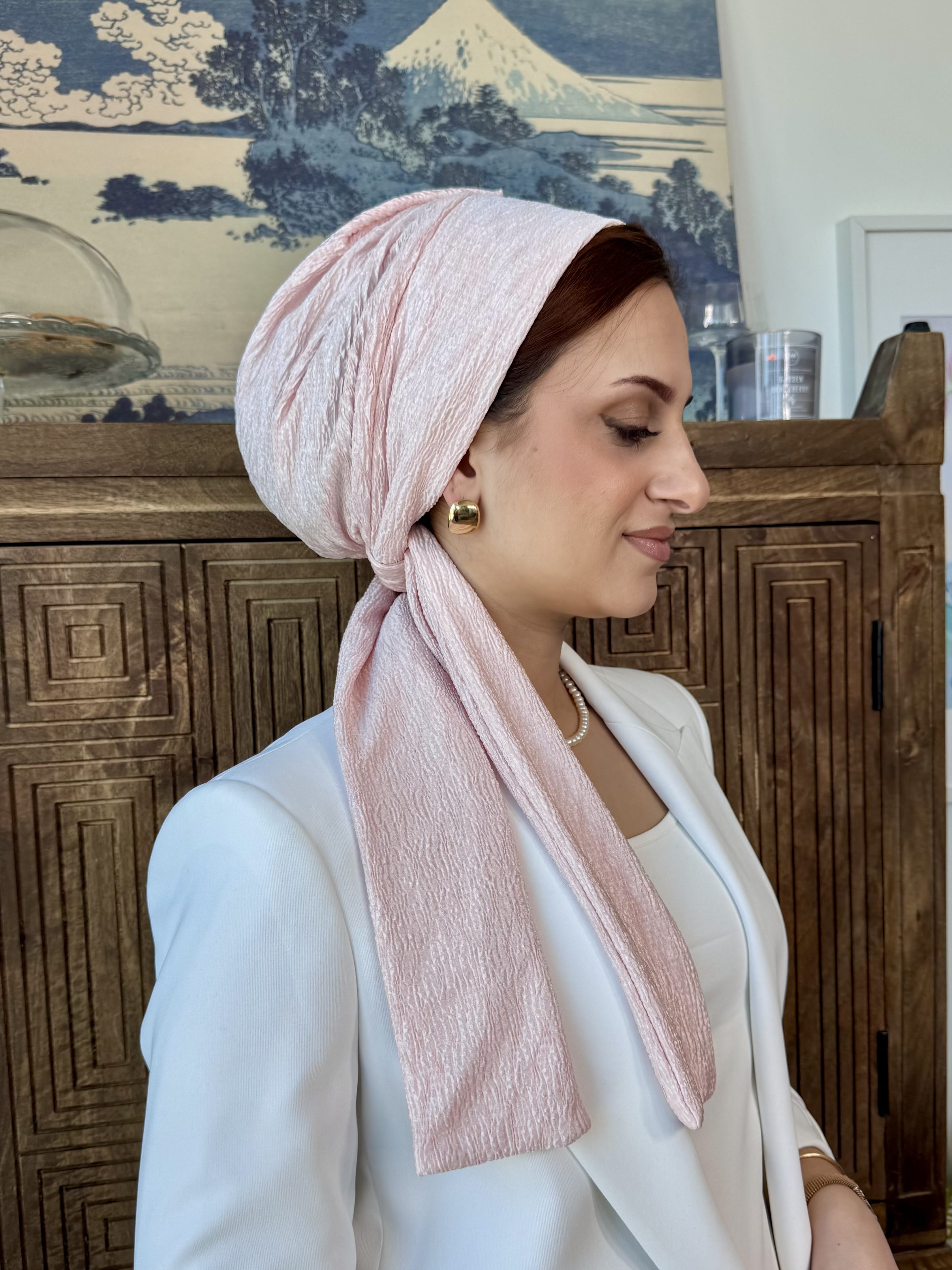 Beanie Wrap - Peach