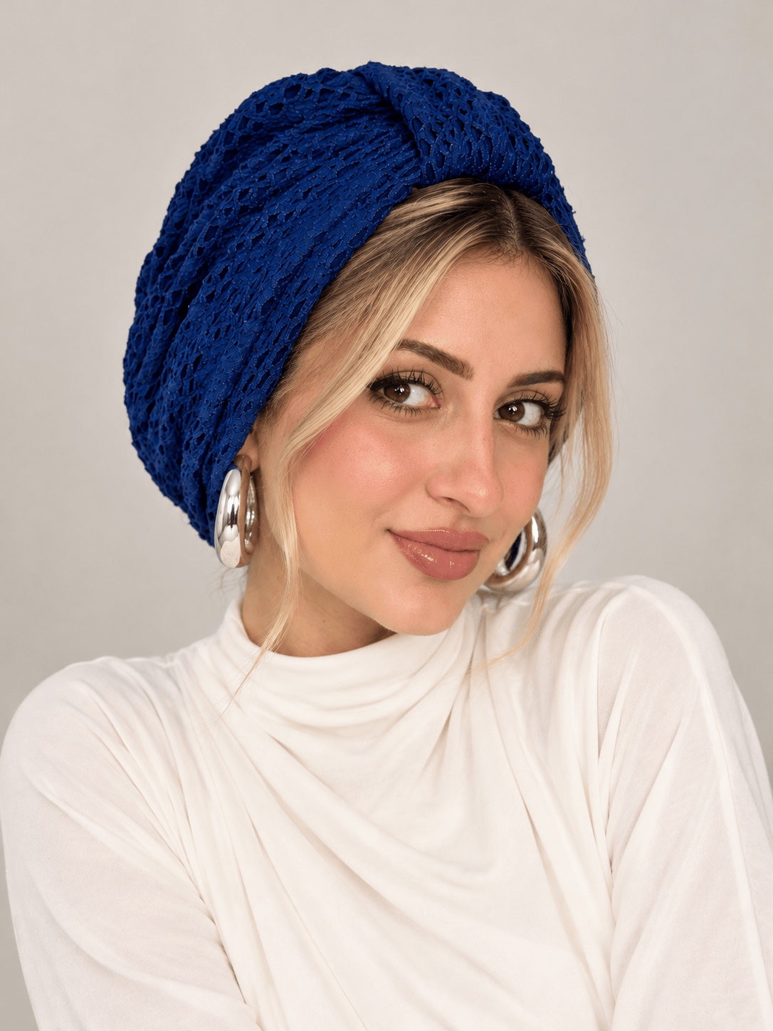 Turban Basic Ripped - Navy