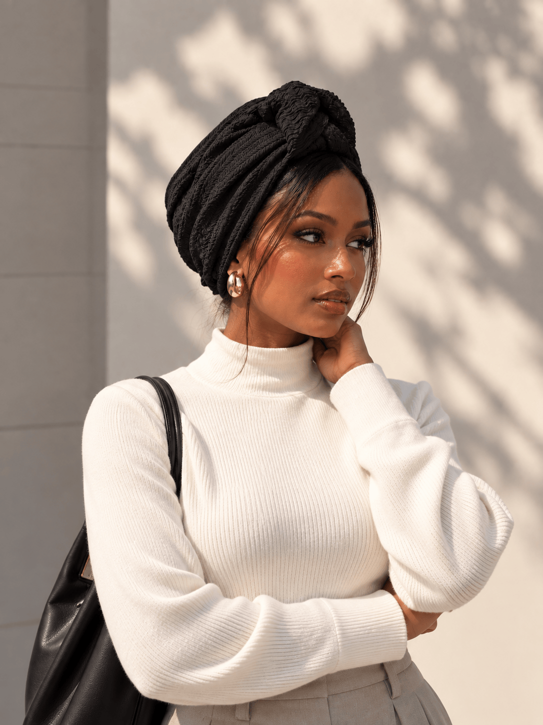 Beanie knot - Black