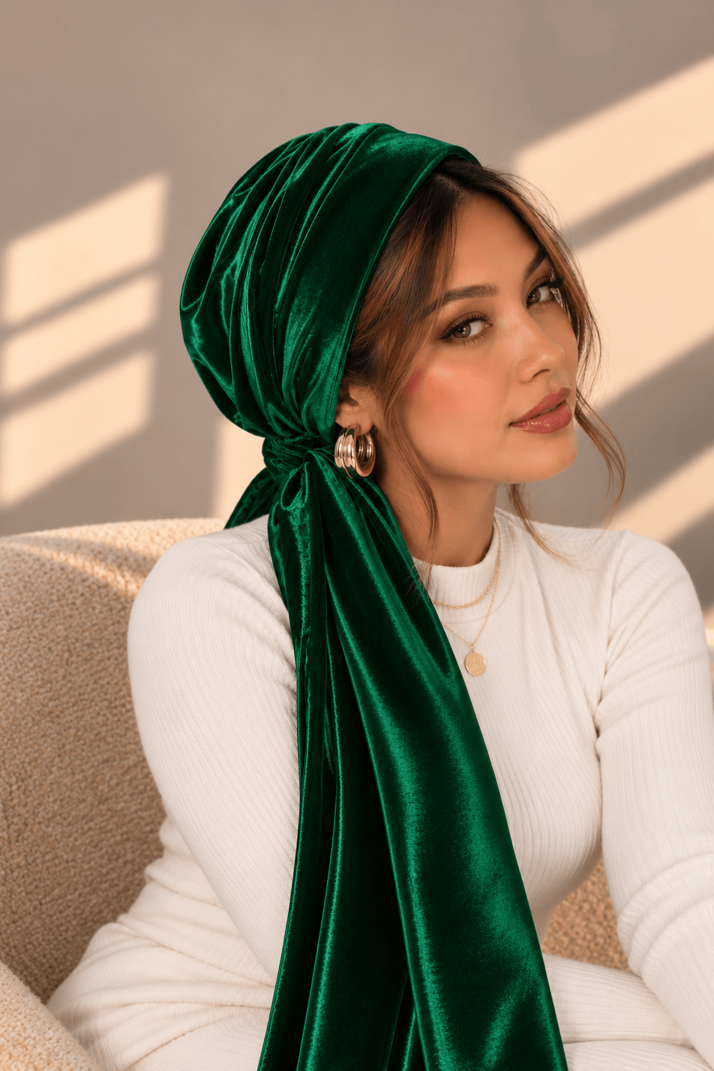 Beanie Velvet Straps - Evergreen