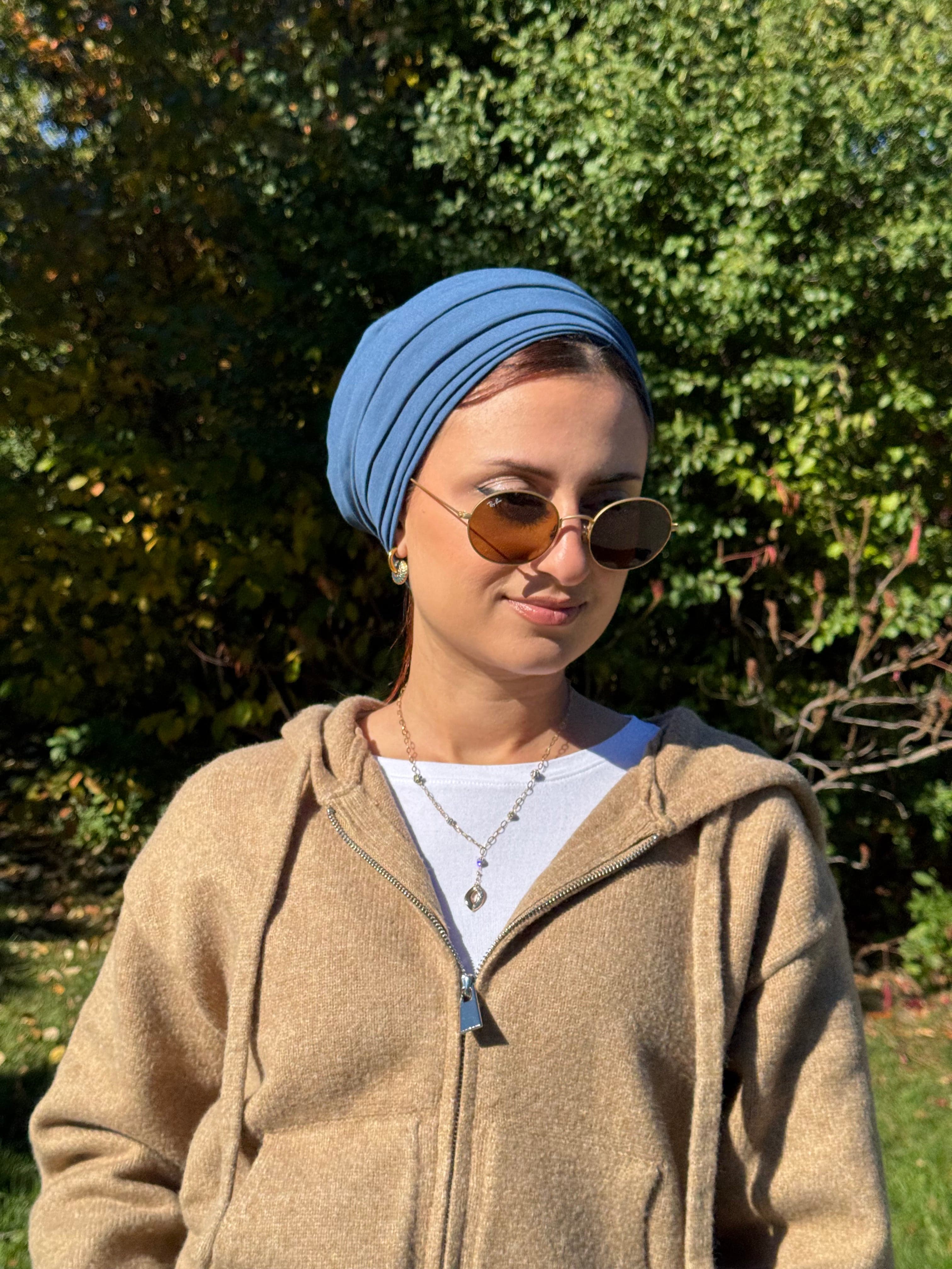 Beanie 2 pieces Jersey Set - Blue Teal