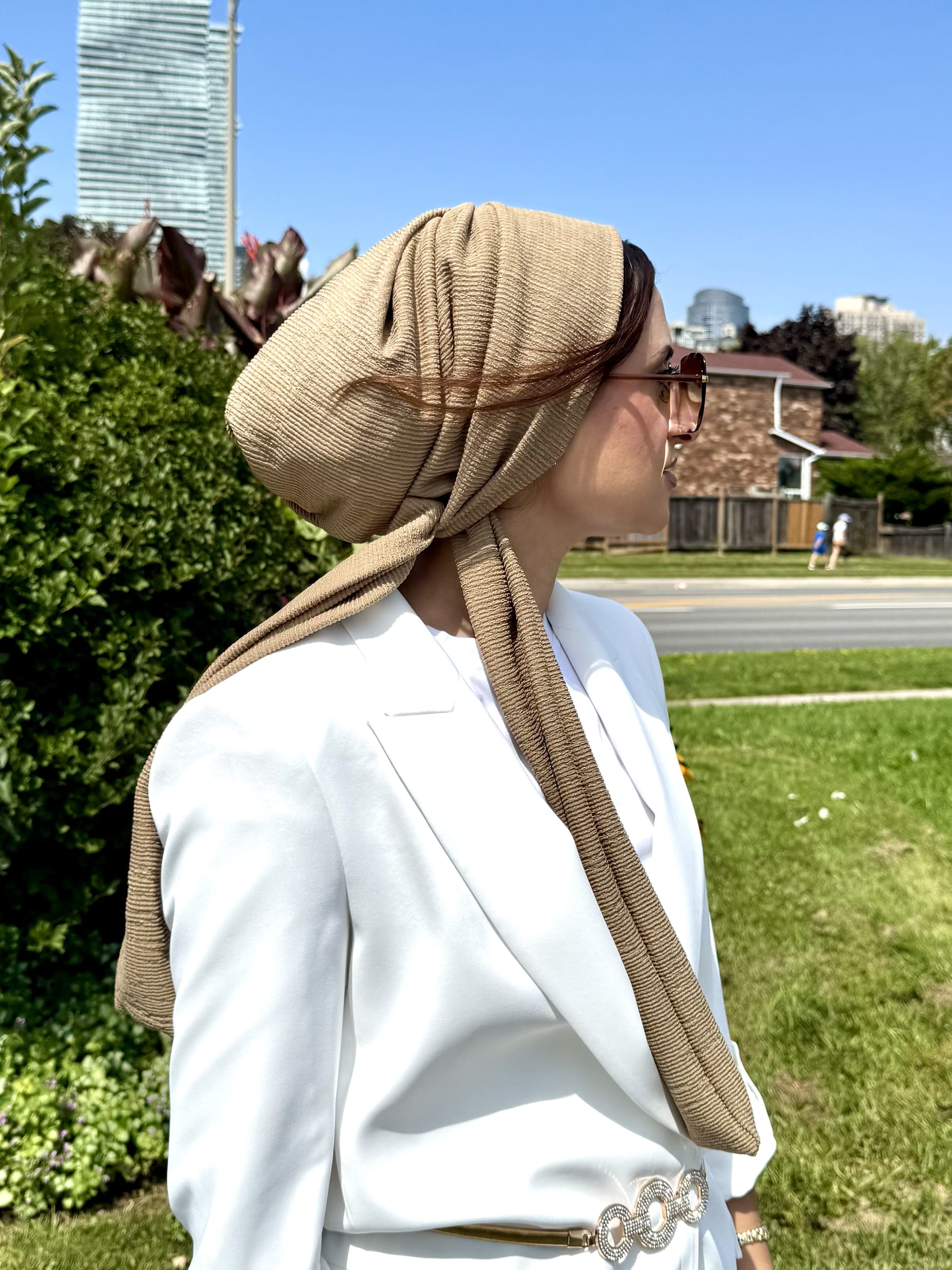 Beanie Wrap - Khaki
