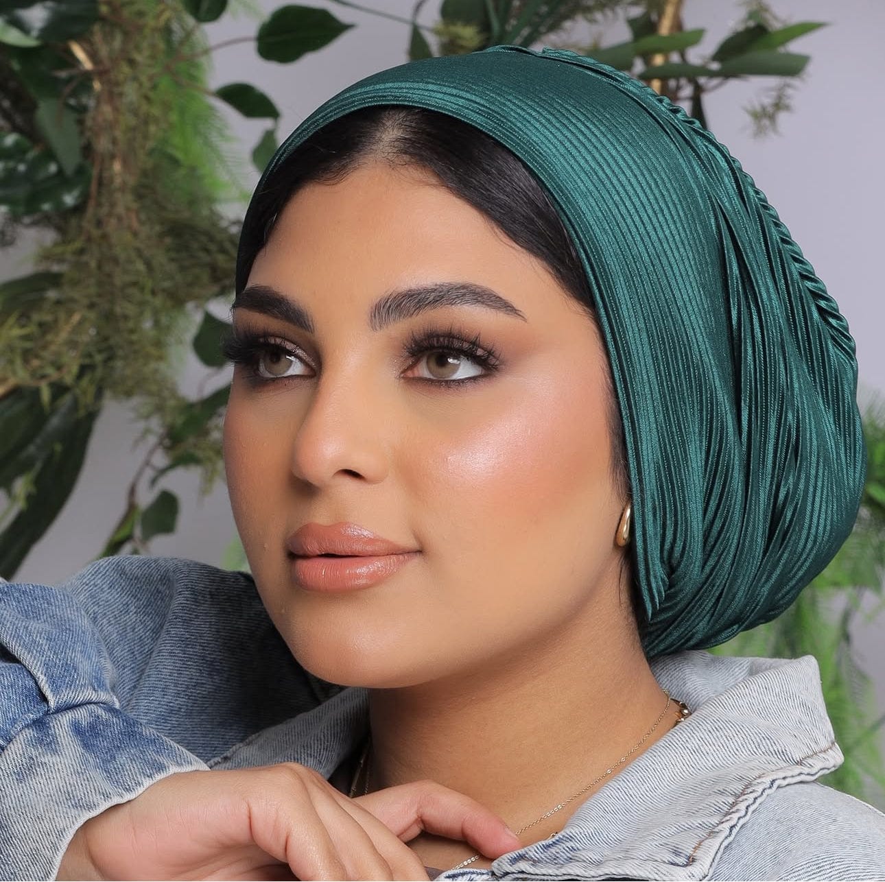 Beanie pleated - Forest