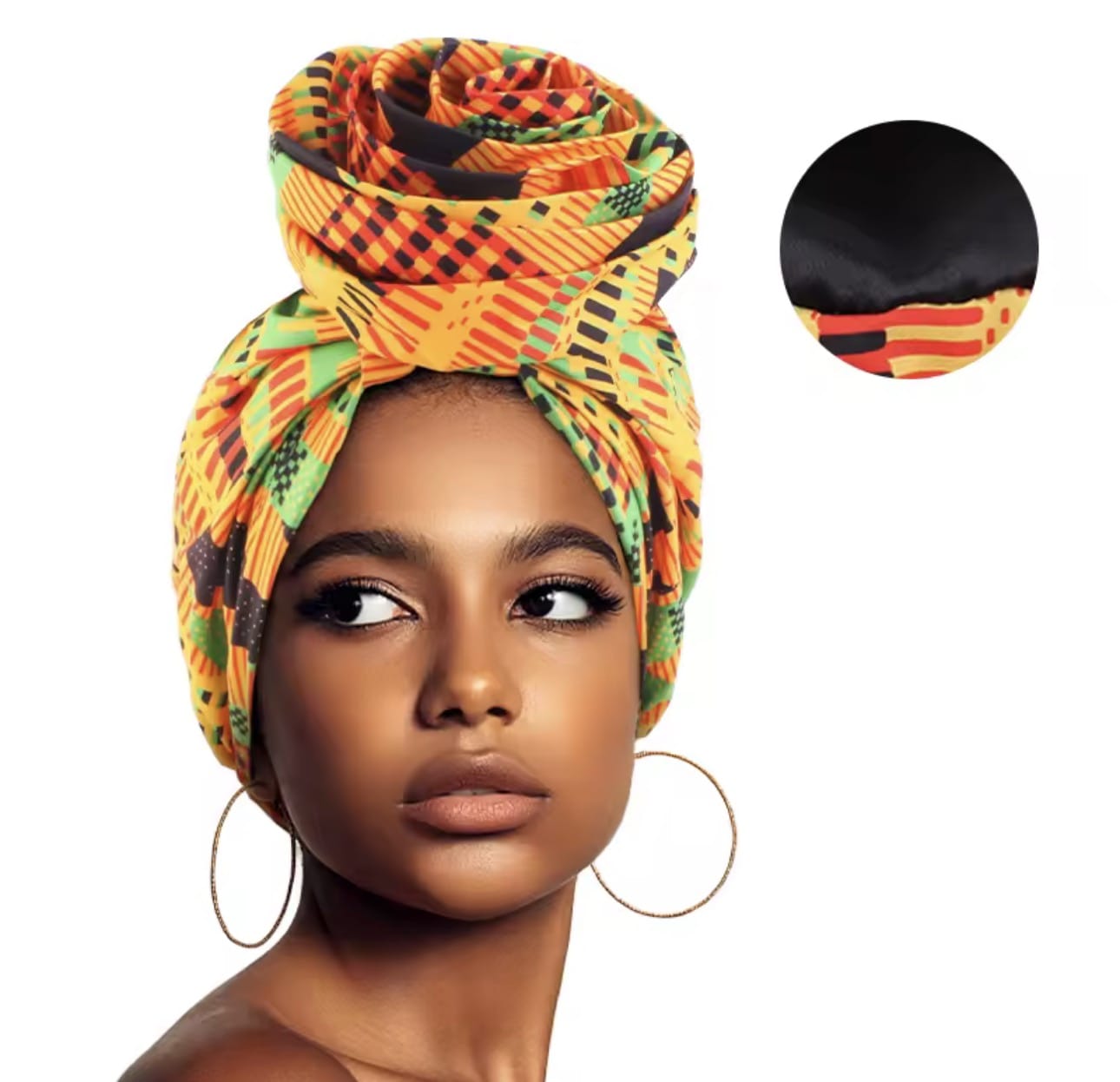 Satin lined turban - Beautiful Africa