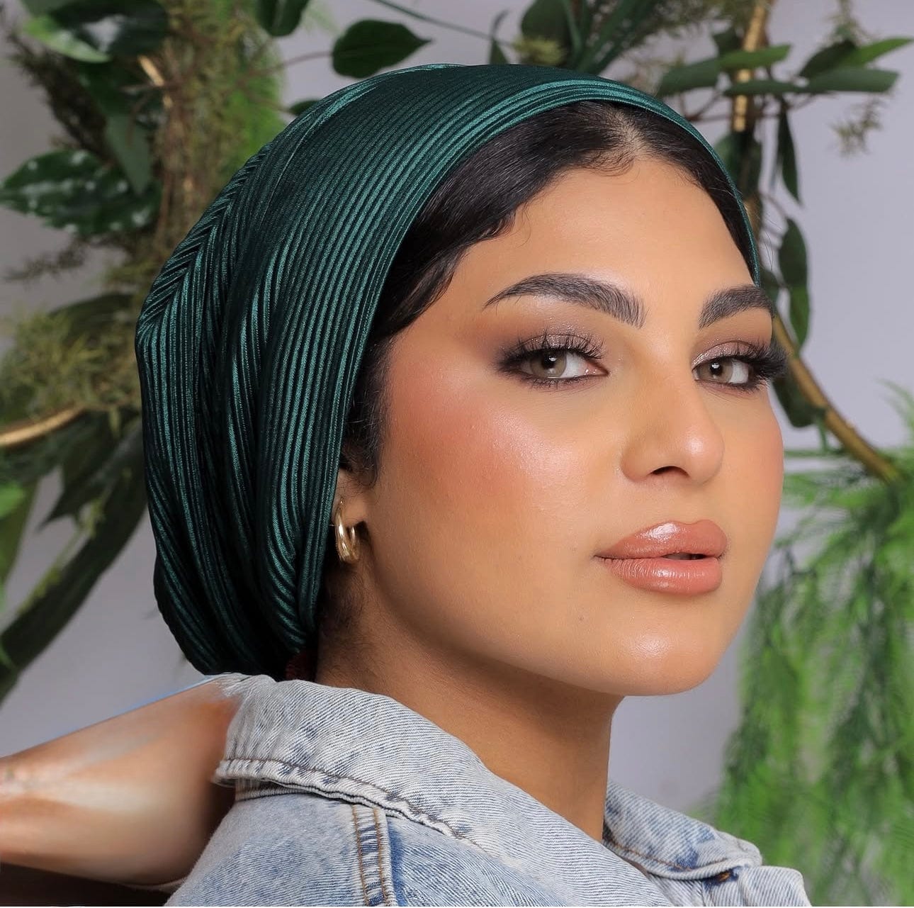 Beanie pleated - Forest