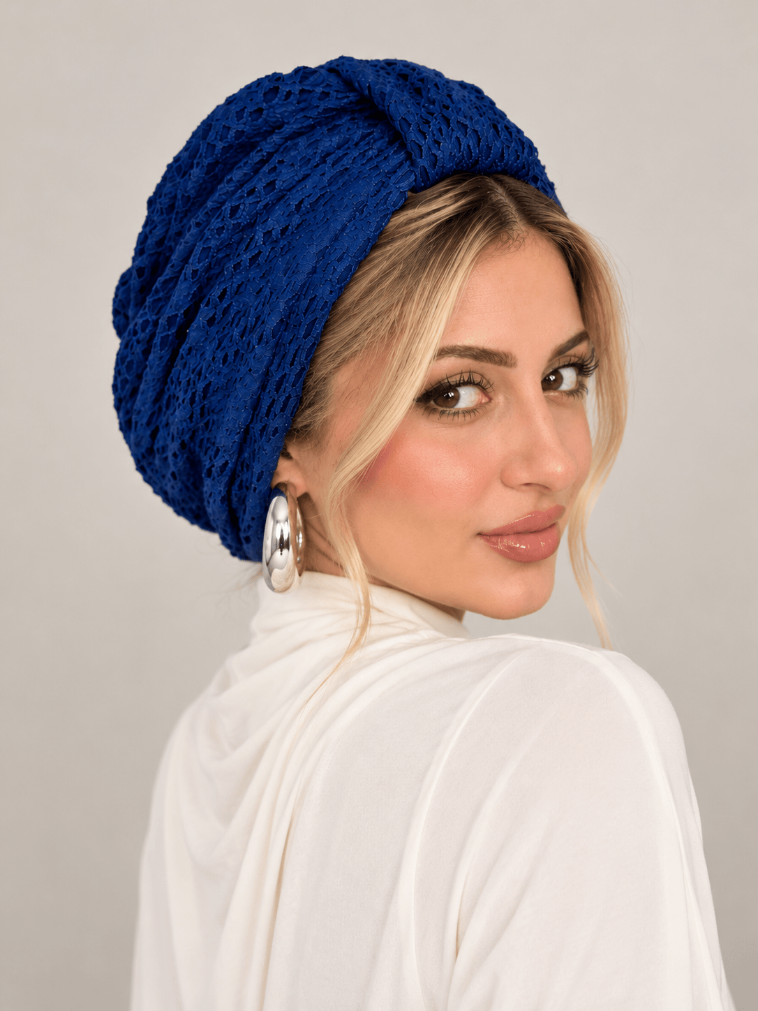 Turban Basic Ripped - Navy