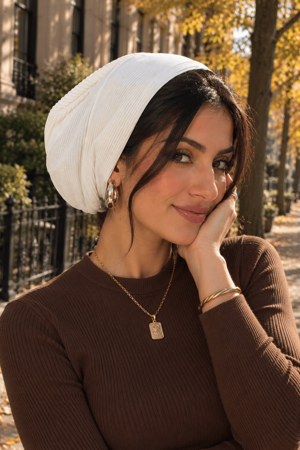 Beanie pleated - Off White
