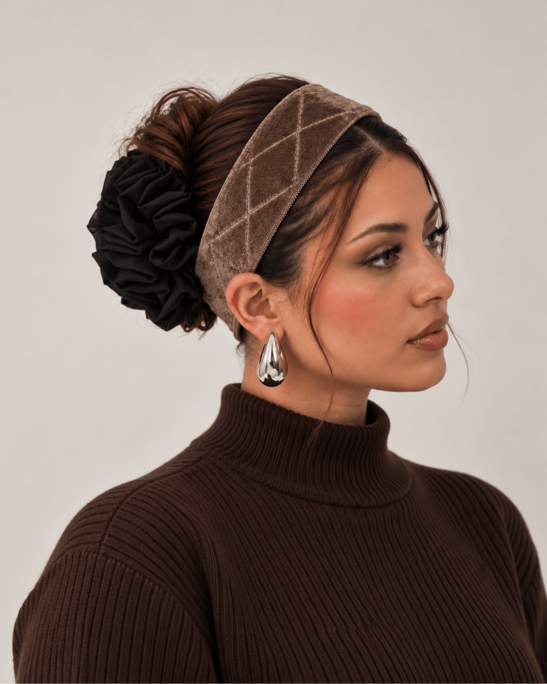No-Slip Headband - Teddy Bear Brown
