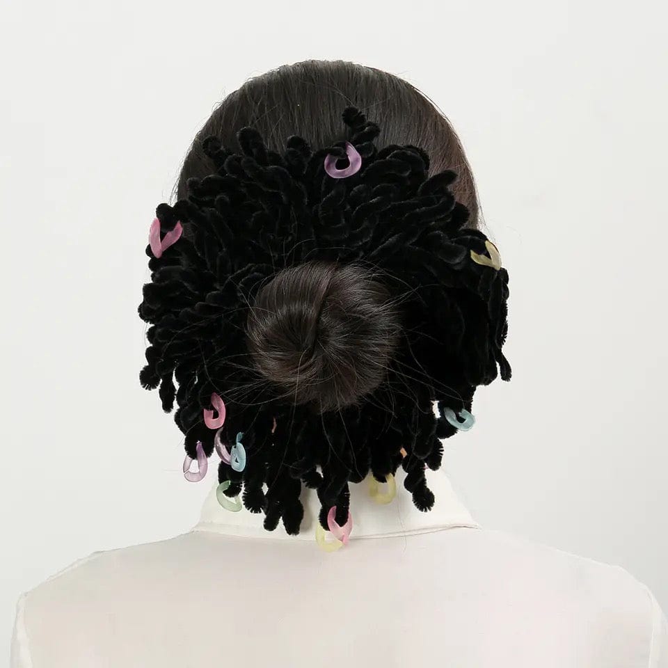 Volumizing Scrunchie Hair band - Black