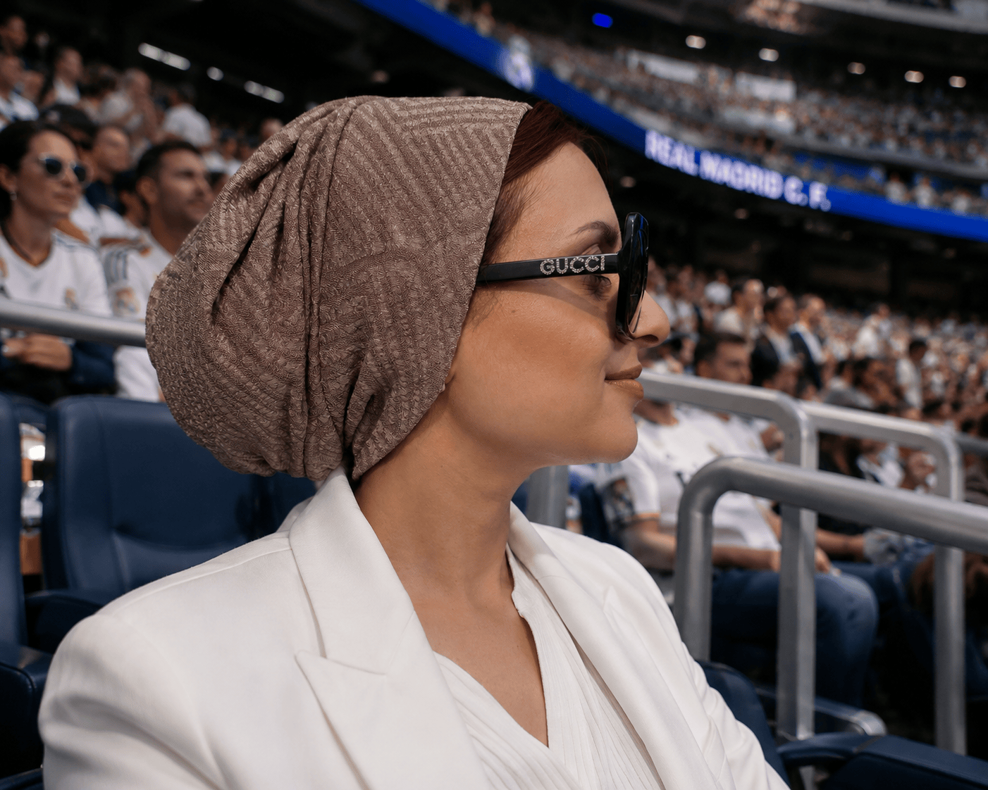 Beanie Printed - Mocha Muse