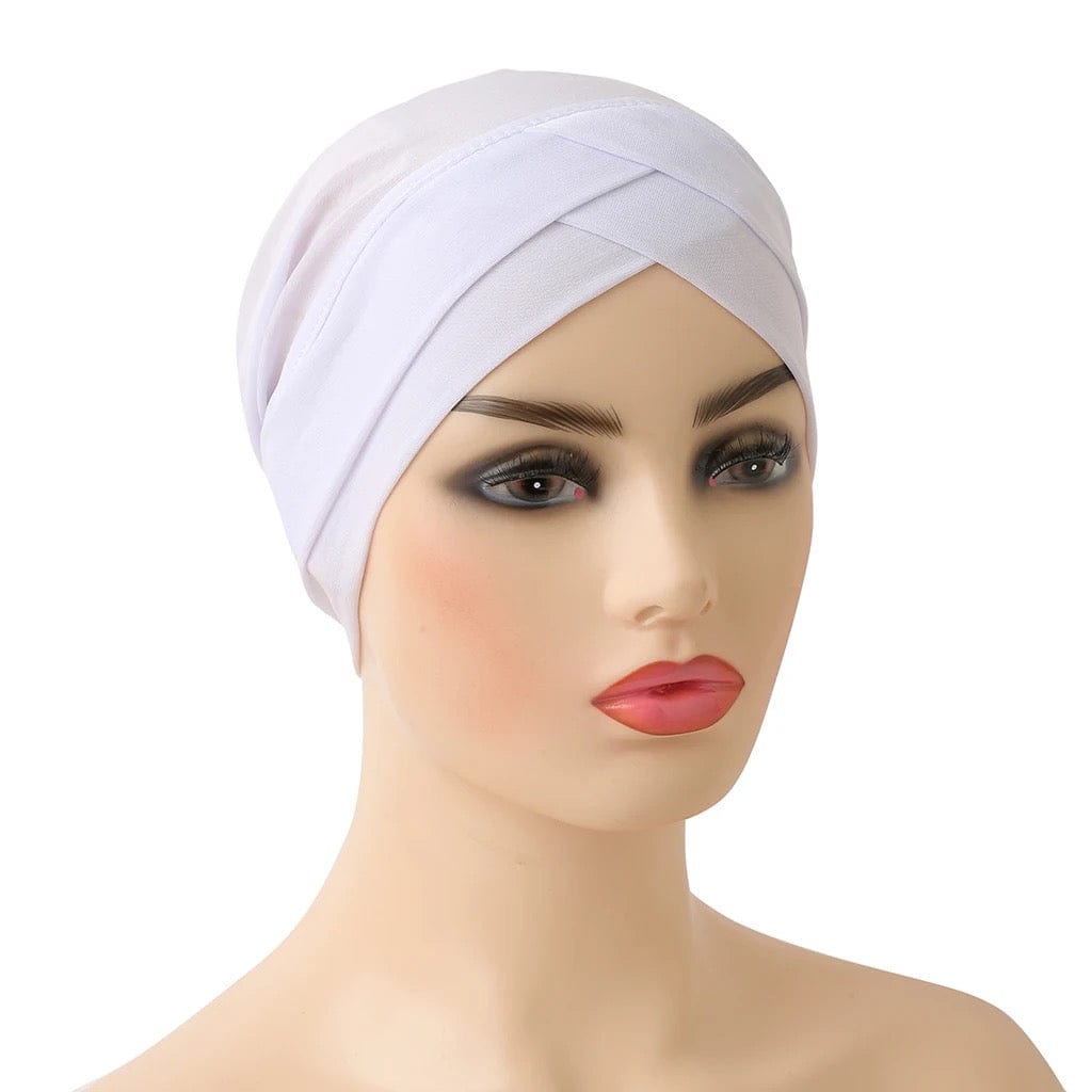 Bonnet - White - Turban Couture