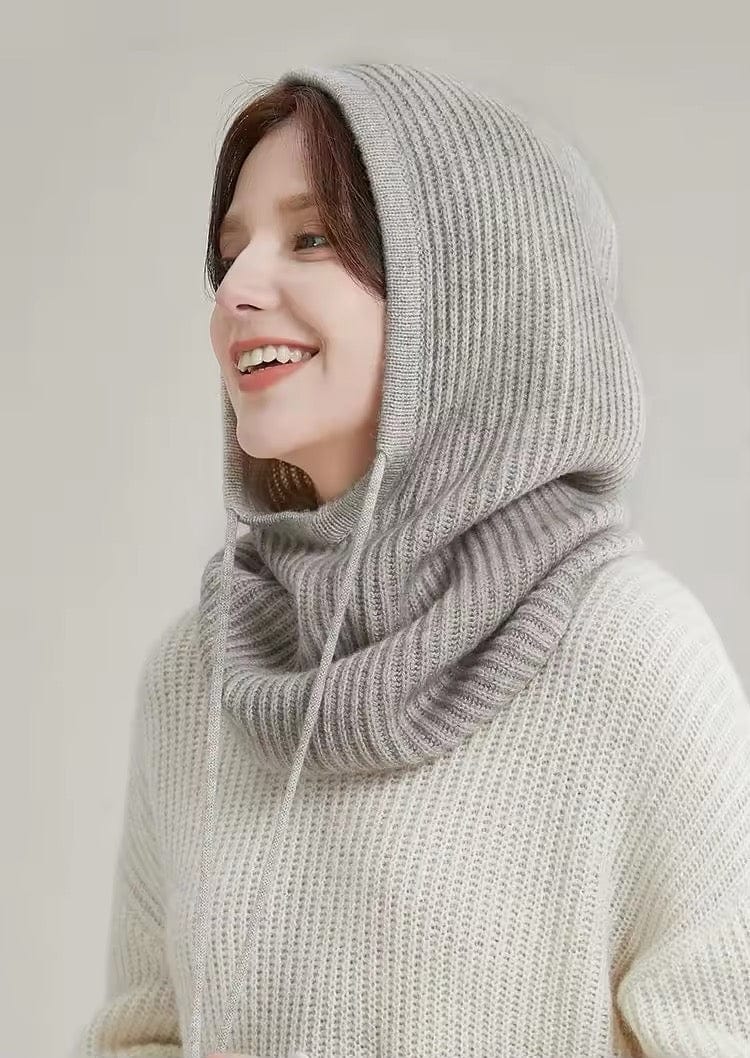 Hoodie Balaclava - Grey - Turban Couture